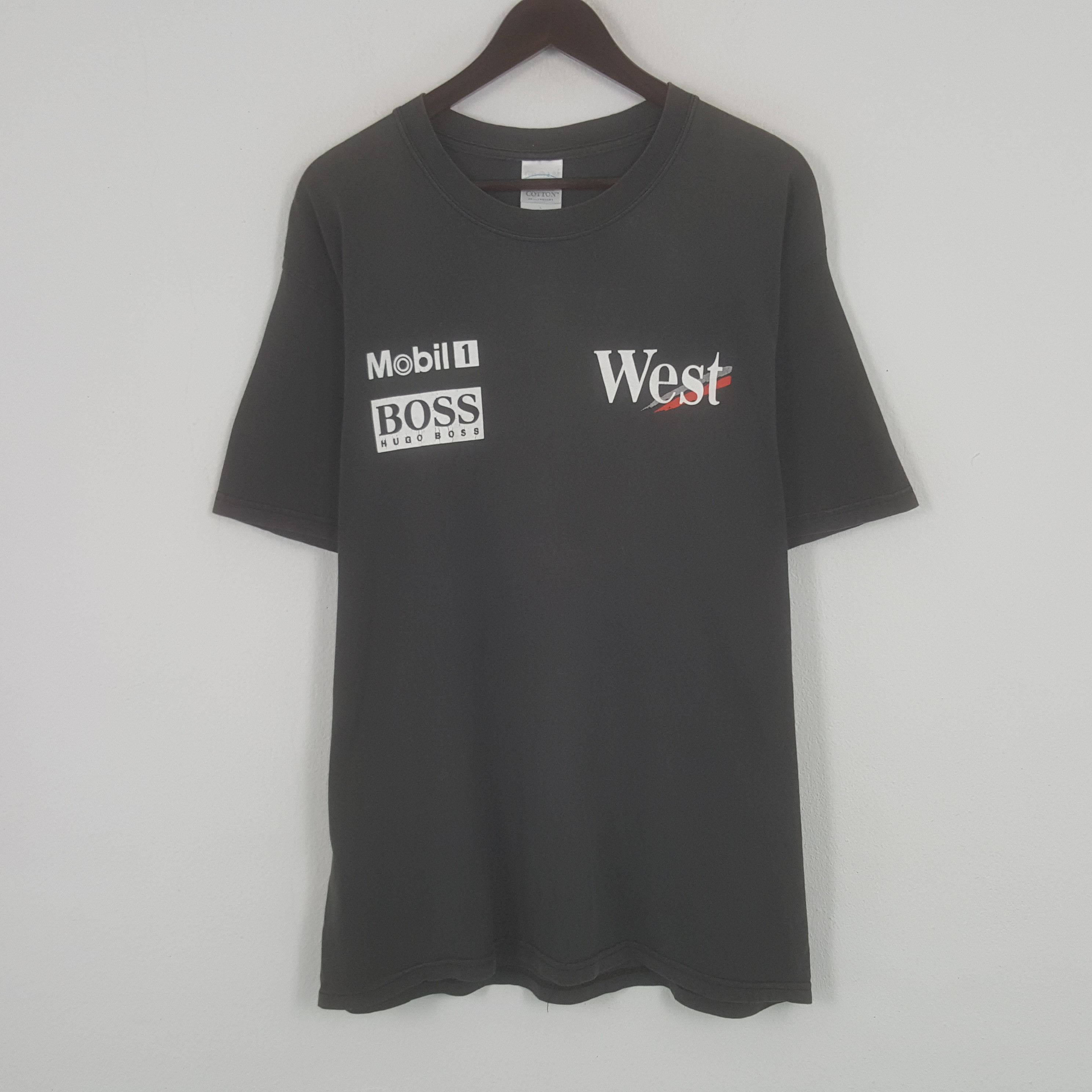 Vintage Vintage West Mobil 1 Tshirt Size US L / EU 52-54 / 3 - 3 Thumbnail