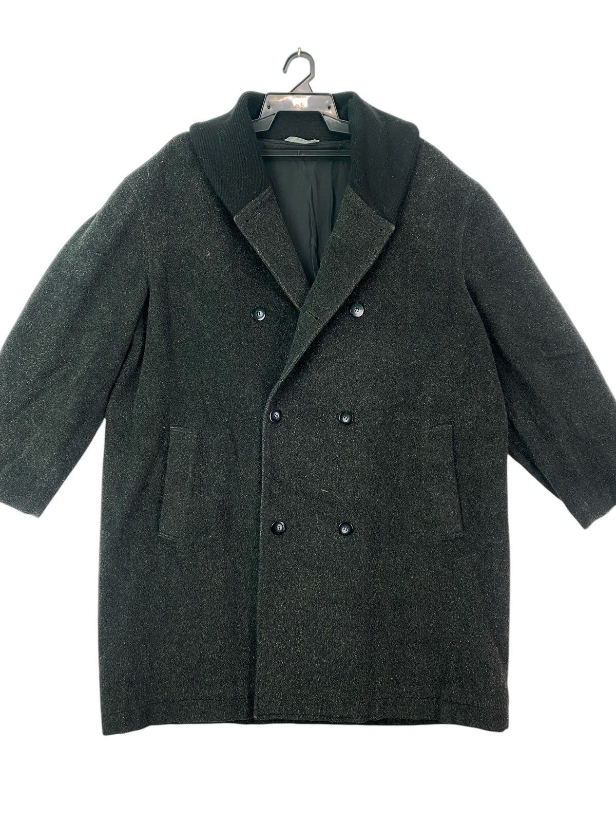 Japanese Brand × Vintage Rare Maurizio Bonaz shawl collar double breast overcoat Size US M / EU 48-50 / 2 - 2 Thumbnail