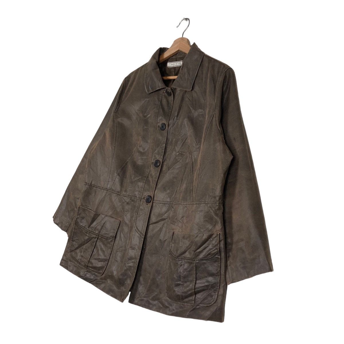 Hysteric Glamour 🔥Vintage Leather Jacket Biker Candy House Japan Rare Design Size US M / EU 48-50 / 2 - 2 Thumbnail