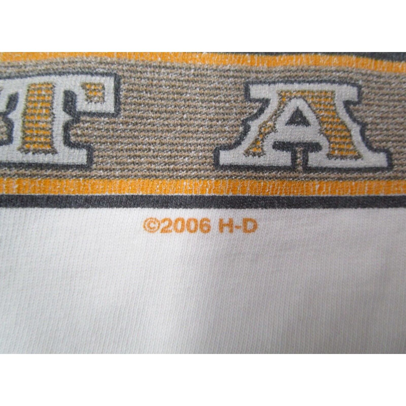 Hanes Harley Davidson Shirt XL White Park City Utah Distressed USA Mens Size US XL / EU 56 / 4 - 6 Thumbnail
