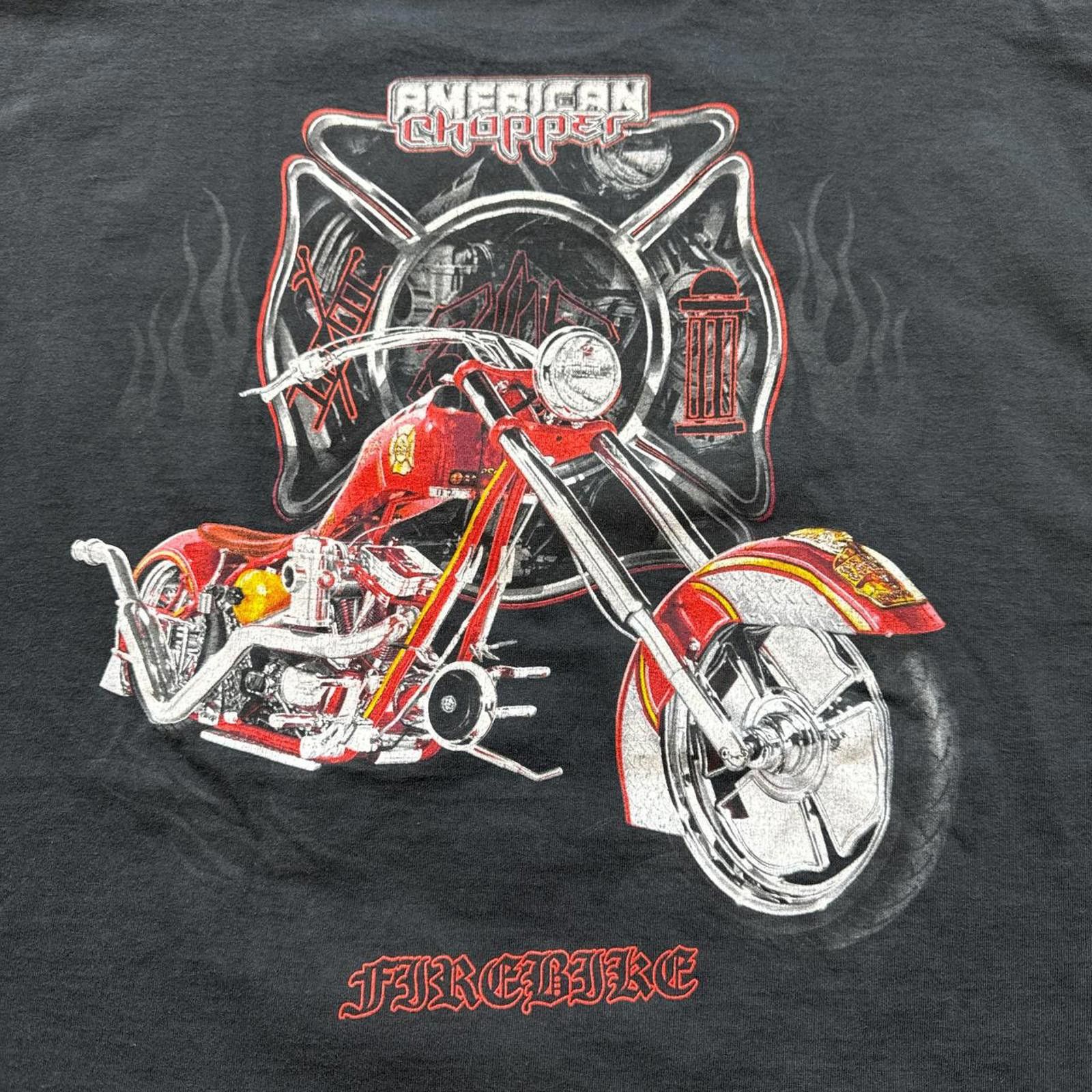 Other 2000s American Chopper Motorcycle Y2k Graphic T-Shirt Size US XL / EU 56 / 4 - 4 Thumbnail