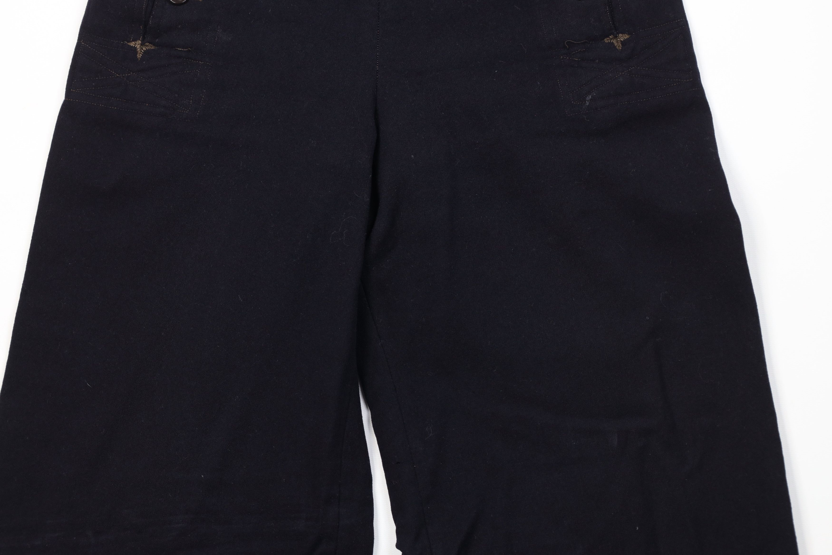 Vintage Vintage 40s 50s World War II Jack Wool Bell Bottoms Pants Size US 30 / EU 46 - 3 Thumbnail