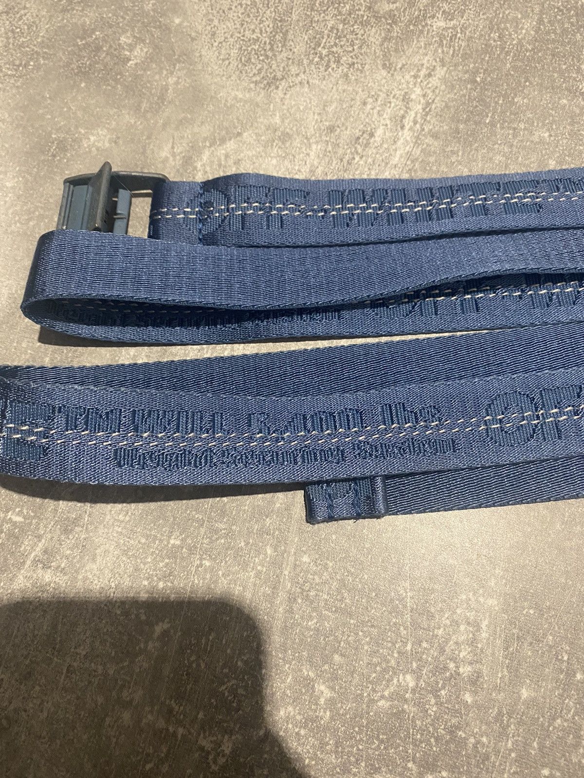 Off-White Off-White Industrial Belt Navy Size ONE SIZE - 2 Thumbnail