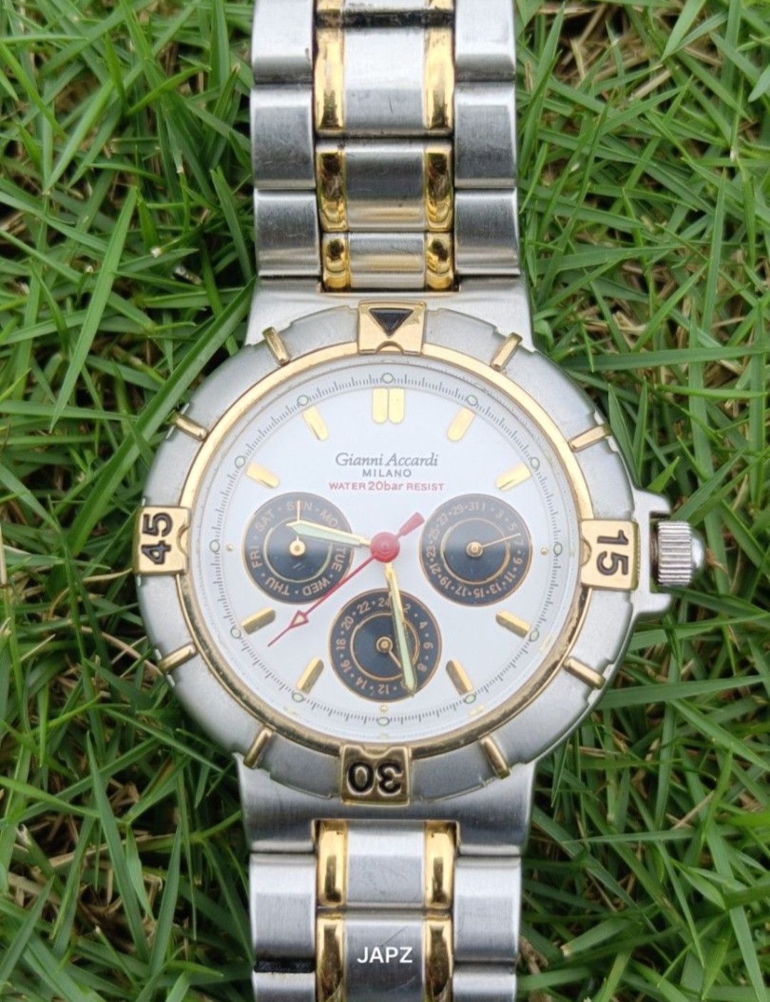 Vintage Vintage Gianni accardi triple calendar watch Size ONE SIZE - 1 Thumbnail