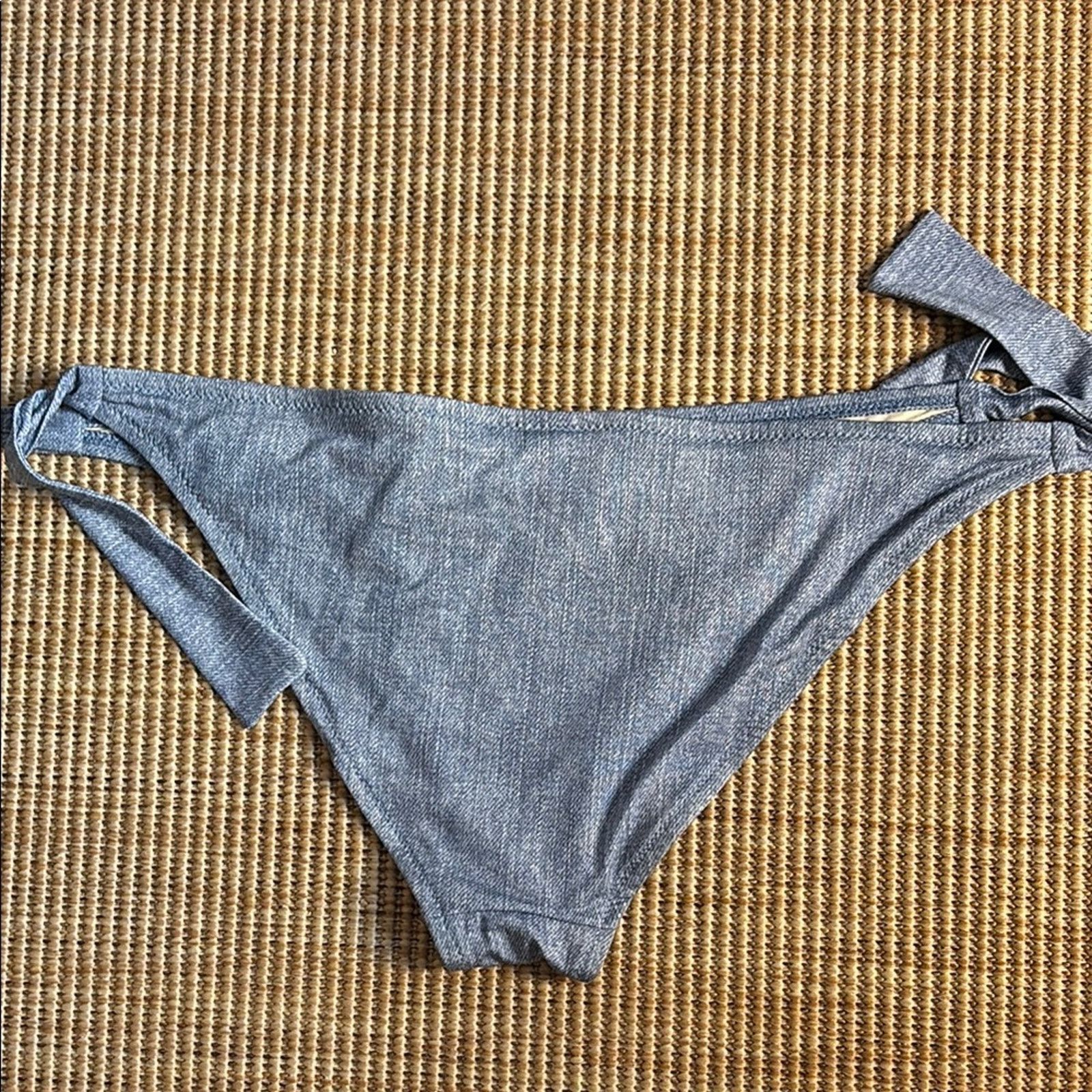Blumarine NWT Blumarine Blue Denim Bikini Set Swimwear Size M Size ONE SIZE - 14 Thumbnail