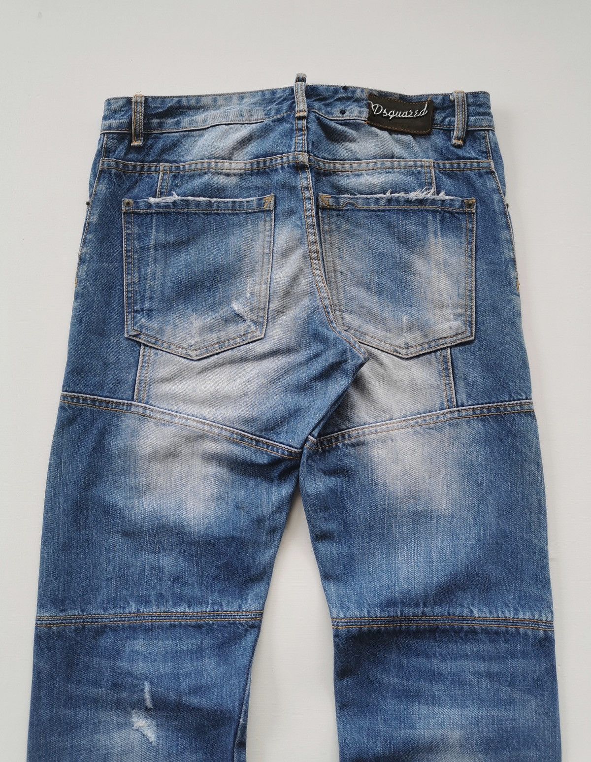 Dsquared2 Dsquared2 Distressed Reworked Ankle Denim Size US 33 - 7 Thumbnail