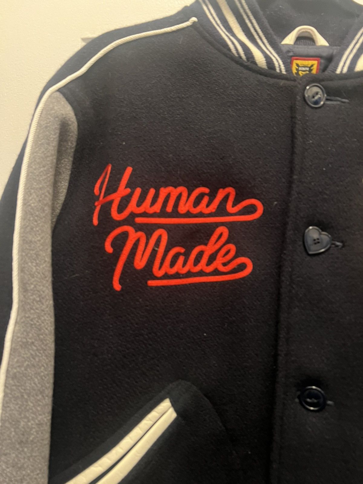 Human Made × Nigo Human Made Varsity Jacket Size US XL / EU 56 / 4 - 2 Thumbnail