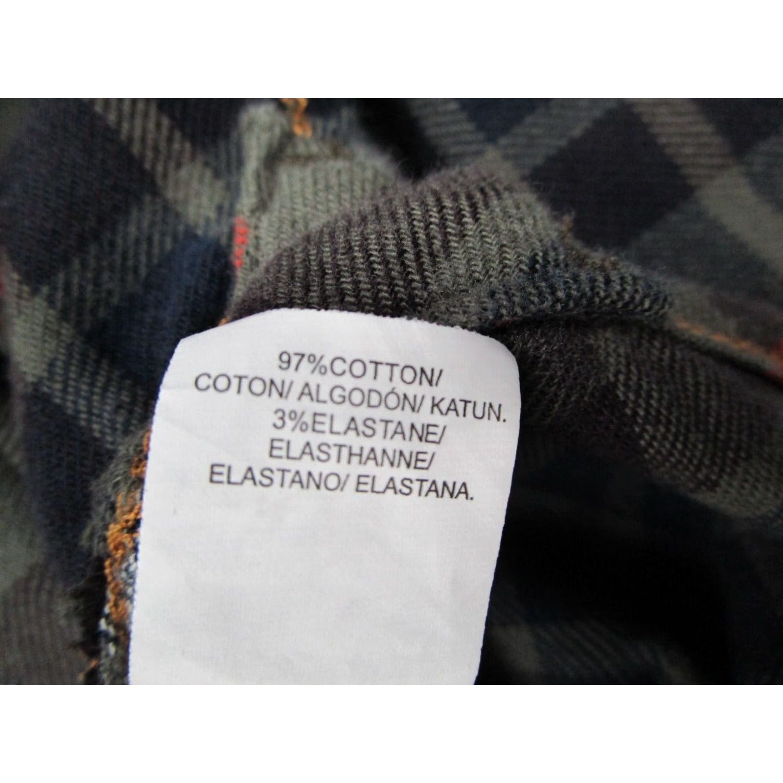 Lucky Brand VINTAGE Lucky Brand Men's Button-Up Shirt Flannel Plaid Long Sleeve Casual Fall Spring Summer Winter Green Medium Size US M / EU 48-50 / 2 - 4 Thumbnail