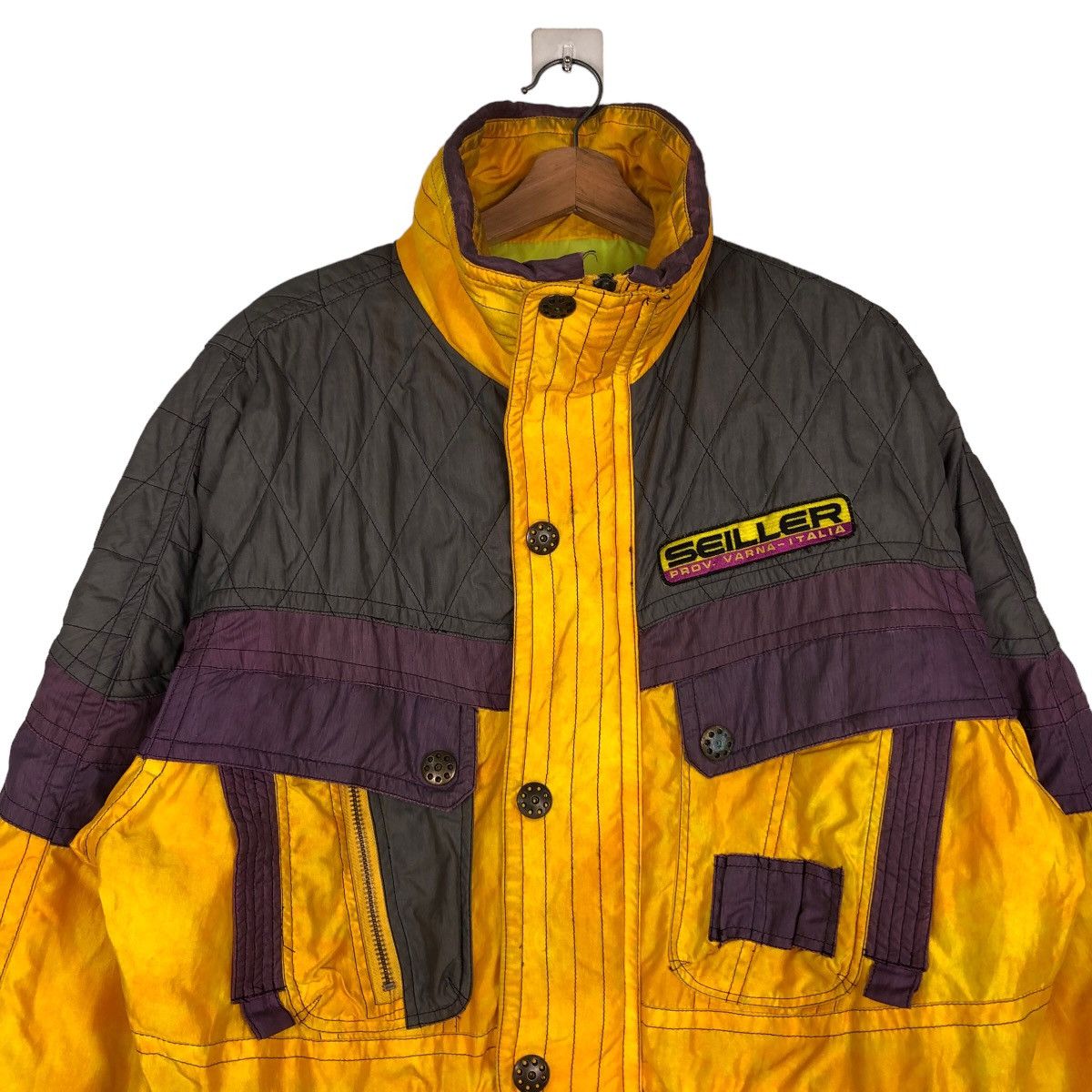 Japanese Brand 🔥Vintage Ski Jacket Cargo Pocket Seiller Issey Miyake Japan Size US L / EU 52-54 / 3 - 3 Thumbnail