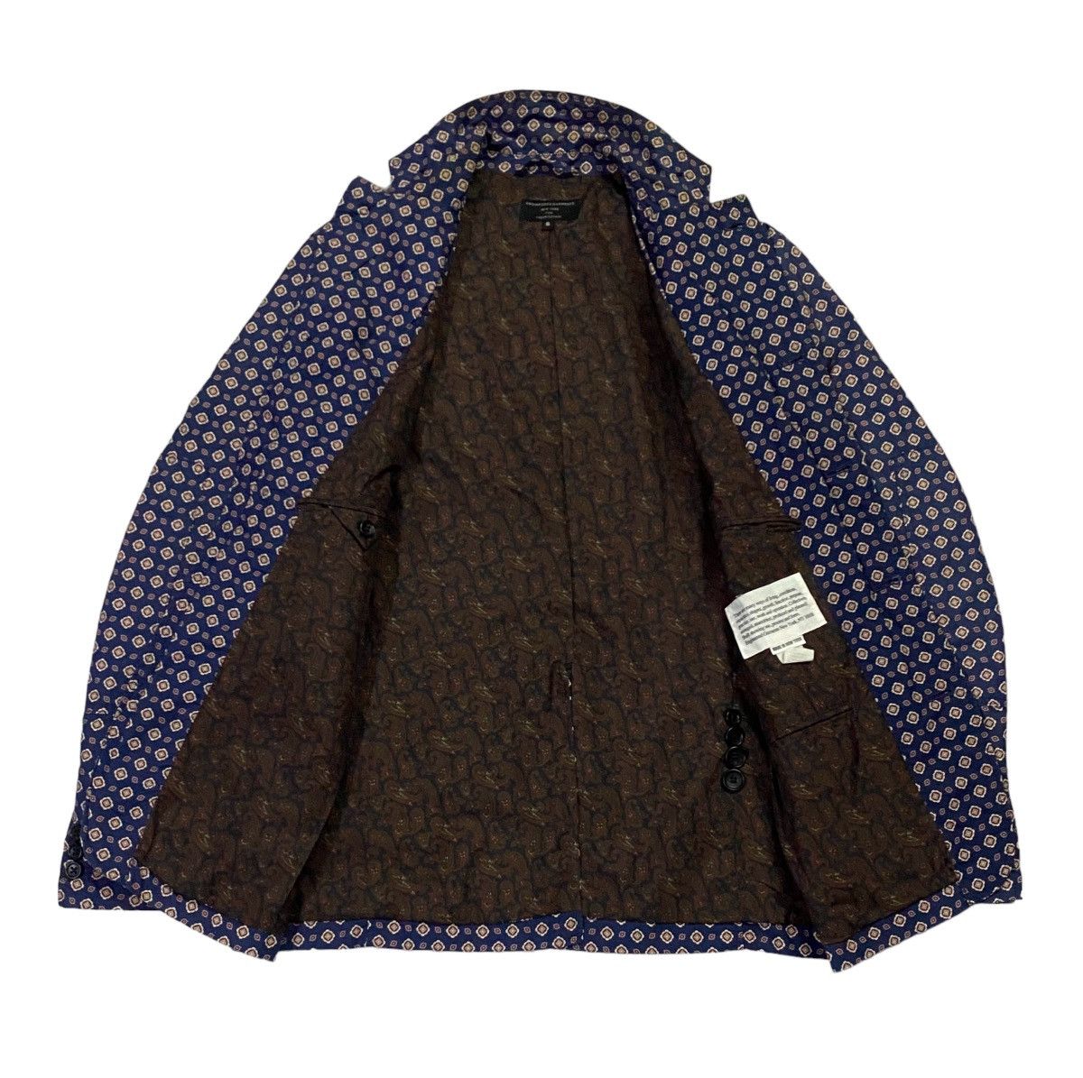 Engineered Garments Engineered Garments Navy Floral Multi-Pocket Jacket/Blazer Size S / US 4 / IT 40 - 20 Thumbnail
