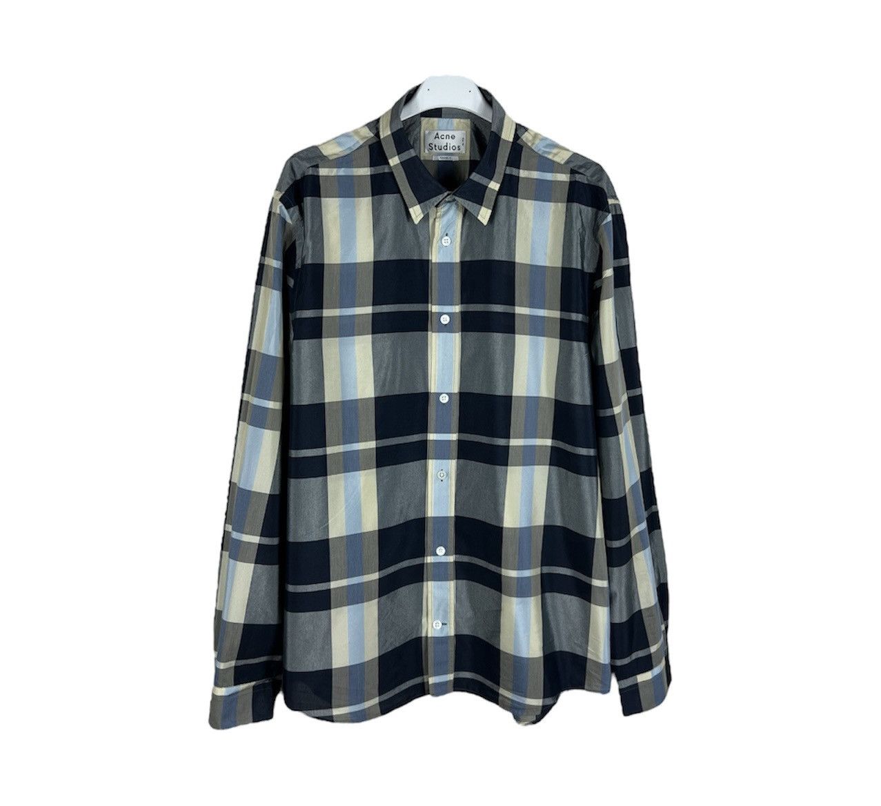 Acne Studios Acne Studios classic fit Jeffrey Mul Ch PSS16 checked shirt Size US L / EU 52-54 / 3 - 1 Thumbnail