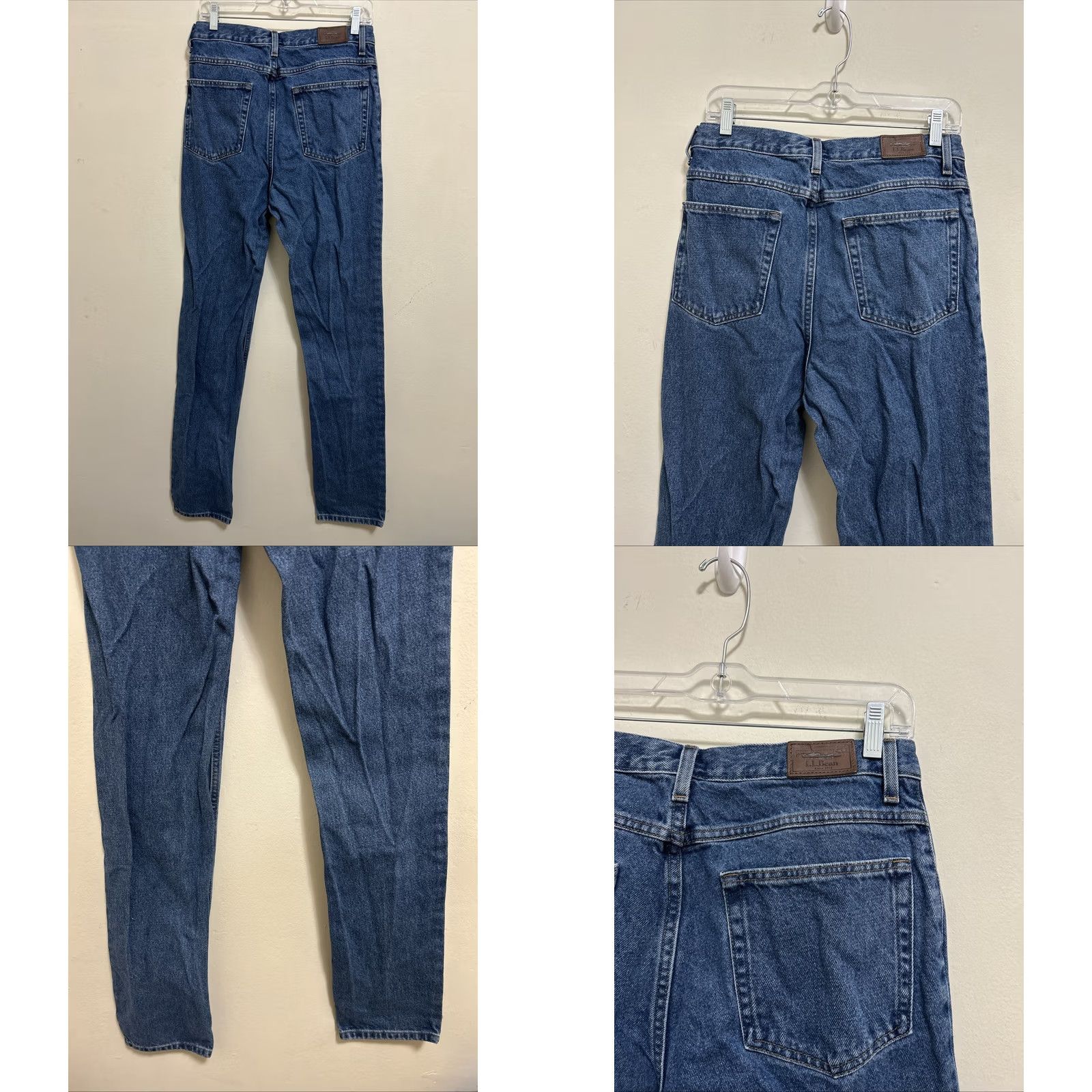 Vintage VINTAGE LL Bean Double L Jeans Mens 30x36 Classic Straight Blue Light Wash 90s 5-Pocket Mens Regular 30in Waist Womens Men’s? Size US 30 / EU 46 - 8 Thumbnail