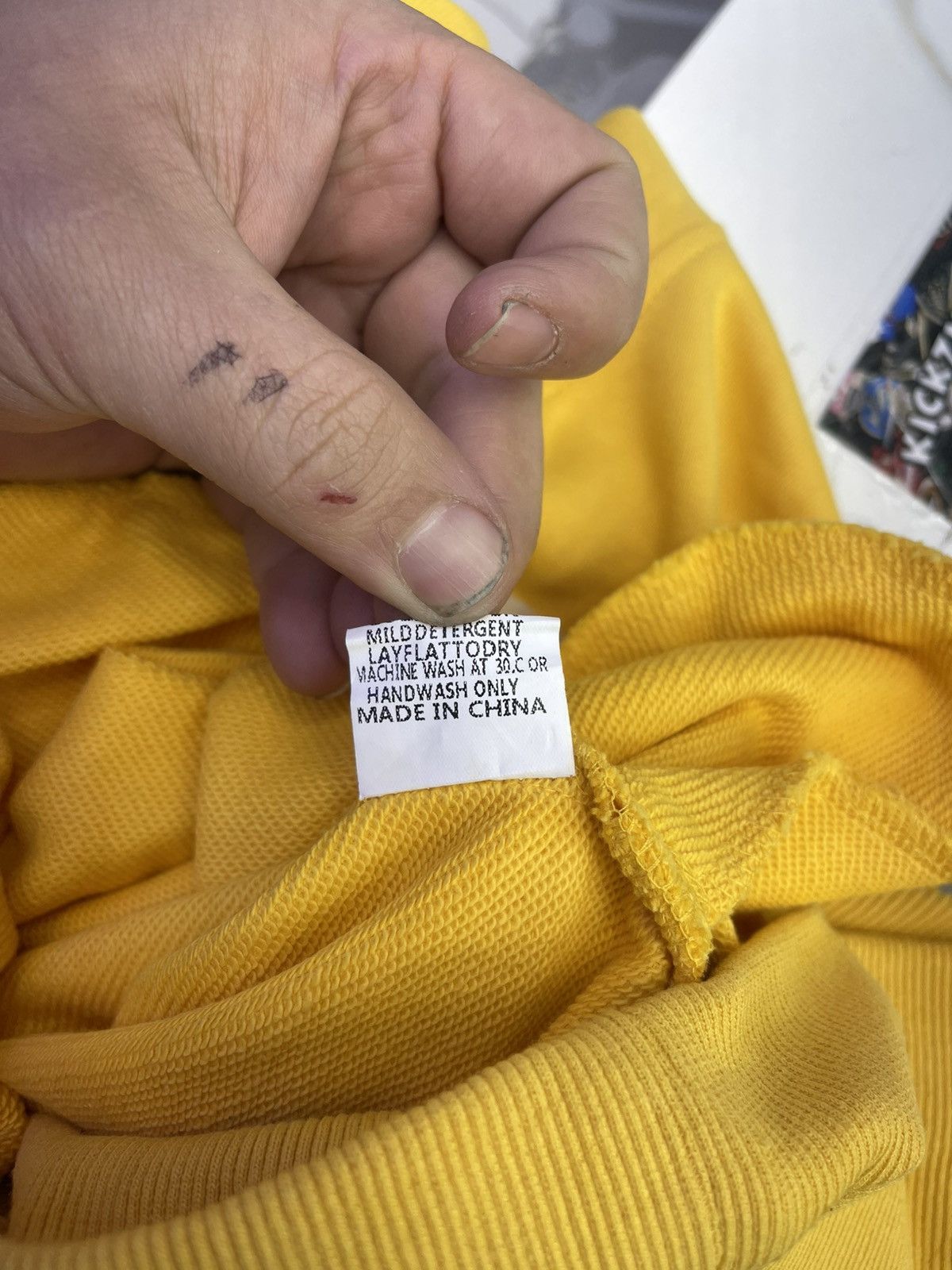 Saint Vanity Saint Vanity hoodie ( yellow) Size US S / EU 44-46 / 1 - 6 Thumbnail