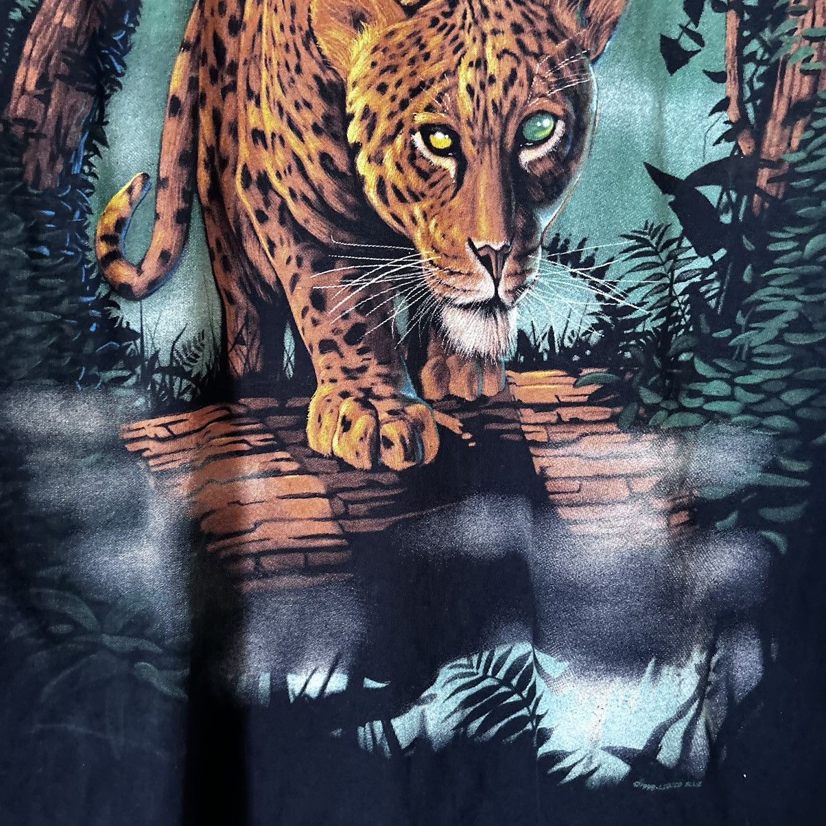 Liquid Blue × Vintage Liquid Blue 1998 VTG Tiger Full Print AOP Vintage tshirt Size US XL / EU 56 / 4 - 10 Thumbnail