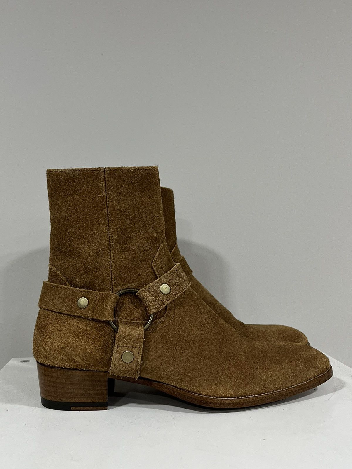 SAINT SUEDE 靴 WYATT 42 LAURENT HARNESS 40