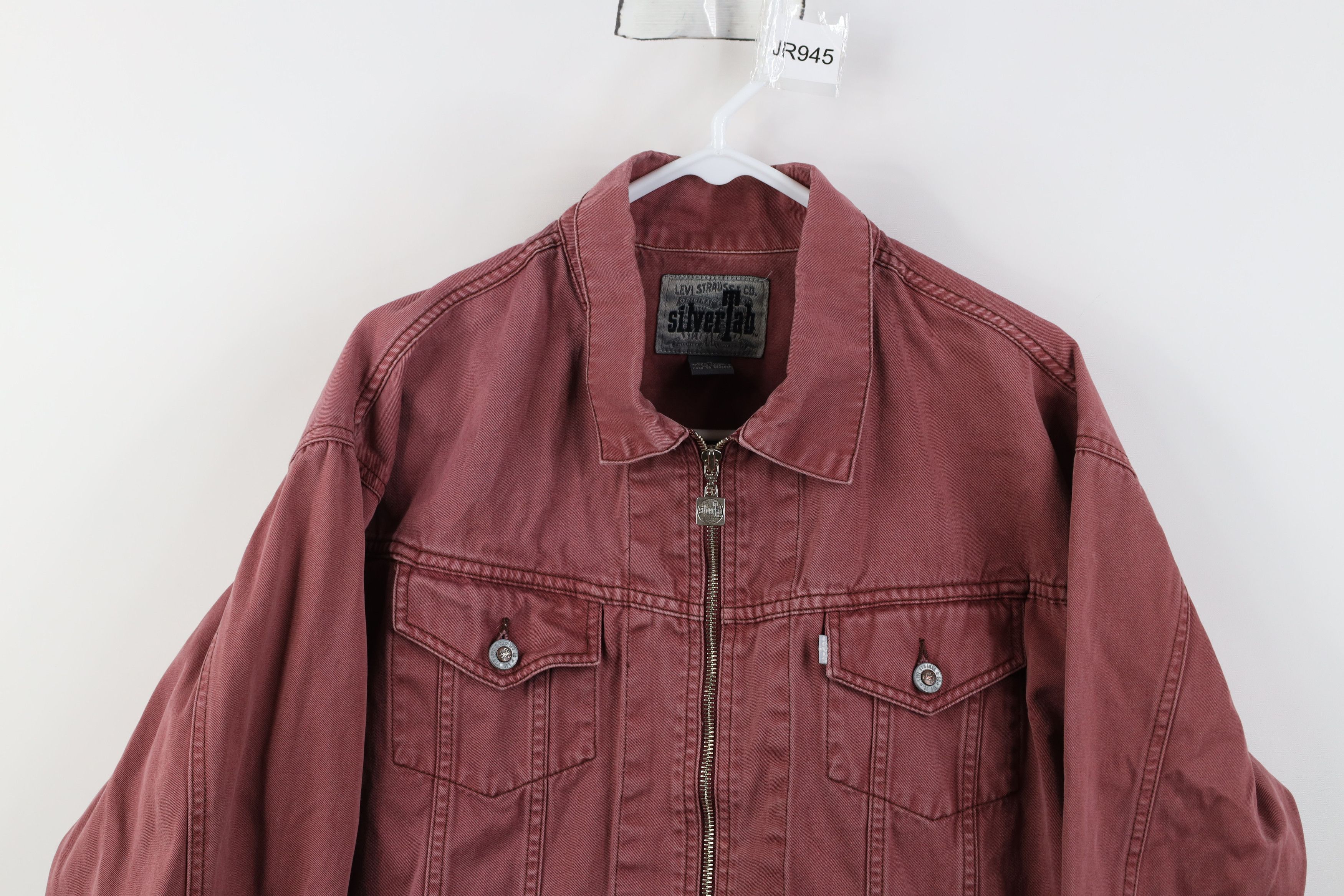 Levi's Vintage 90s Levis Silvertab Babydoll Cropped Trucker Jacket Size M / US 6-8 / IT 42-44 - 2 Thumbnail