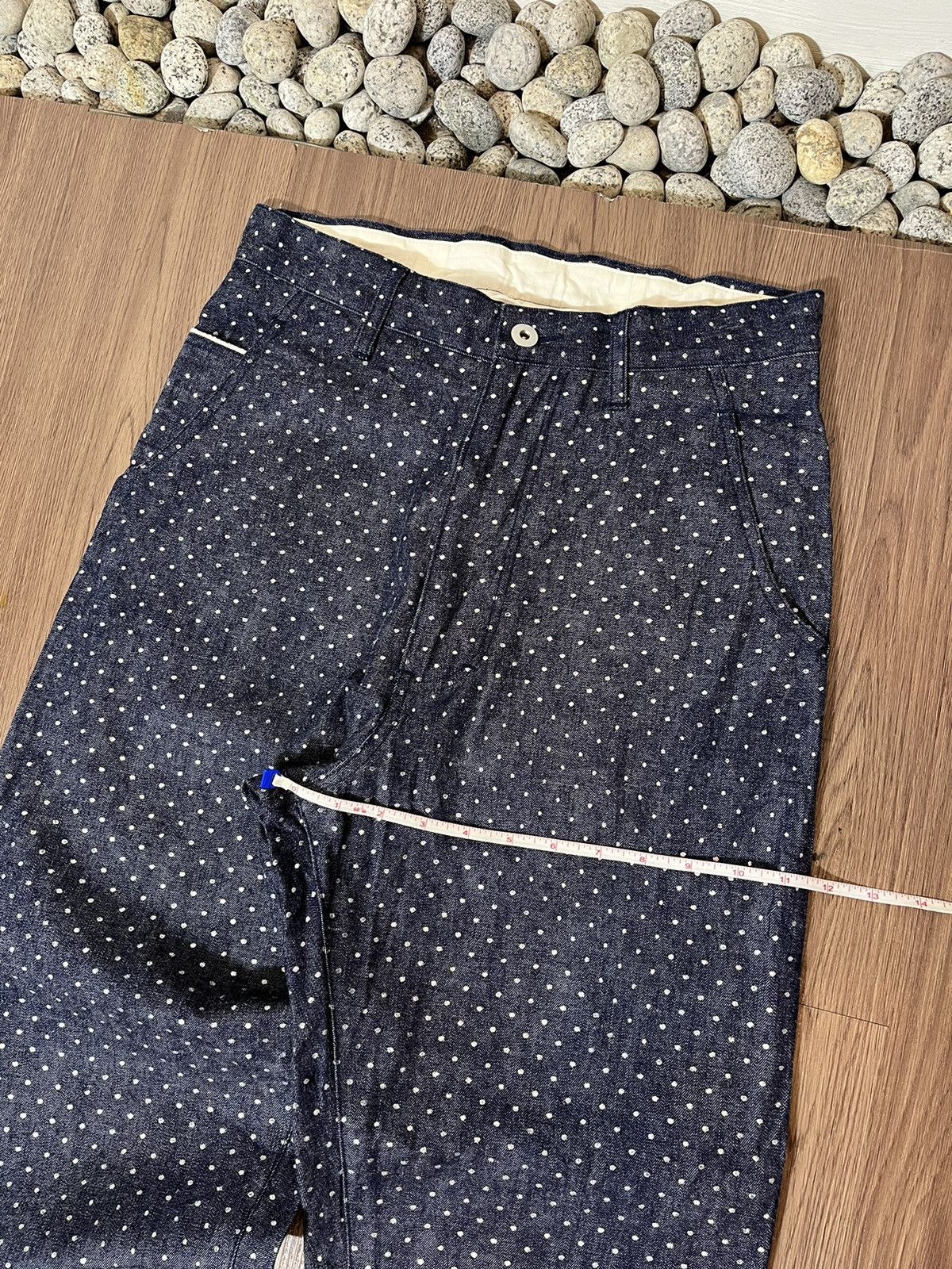 Designer × Japanese Brand Ichilu Design Labo Japan Polkadot Buckleback Pants Size US 29 - 16 Thumbnail