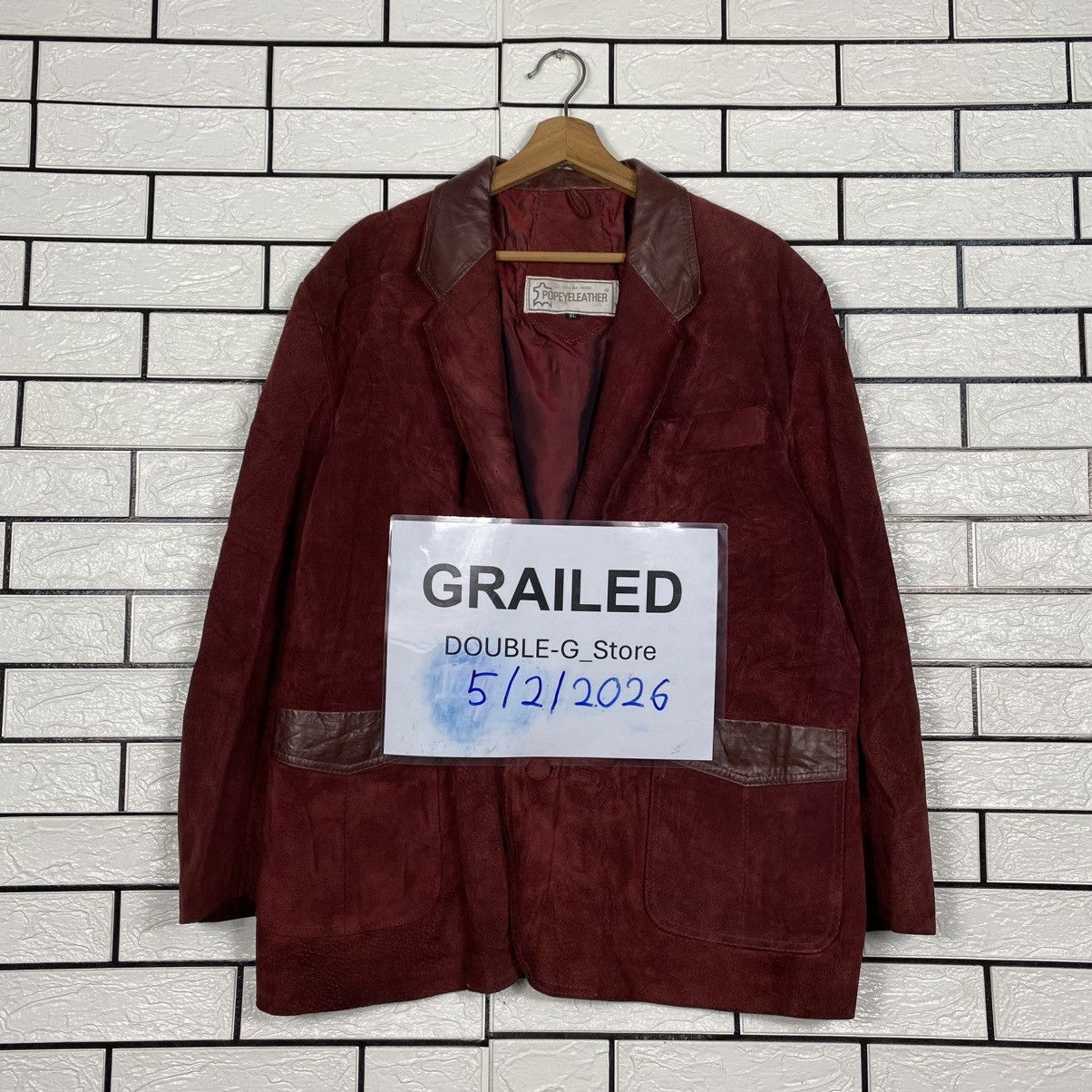 Japanese Brand 📌Vintage Genuine Leather Jacket Poyeyeleather Issey Miyake Size US XL / EU 56 / 4 - 1 Thumbnail