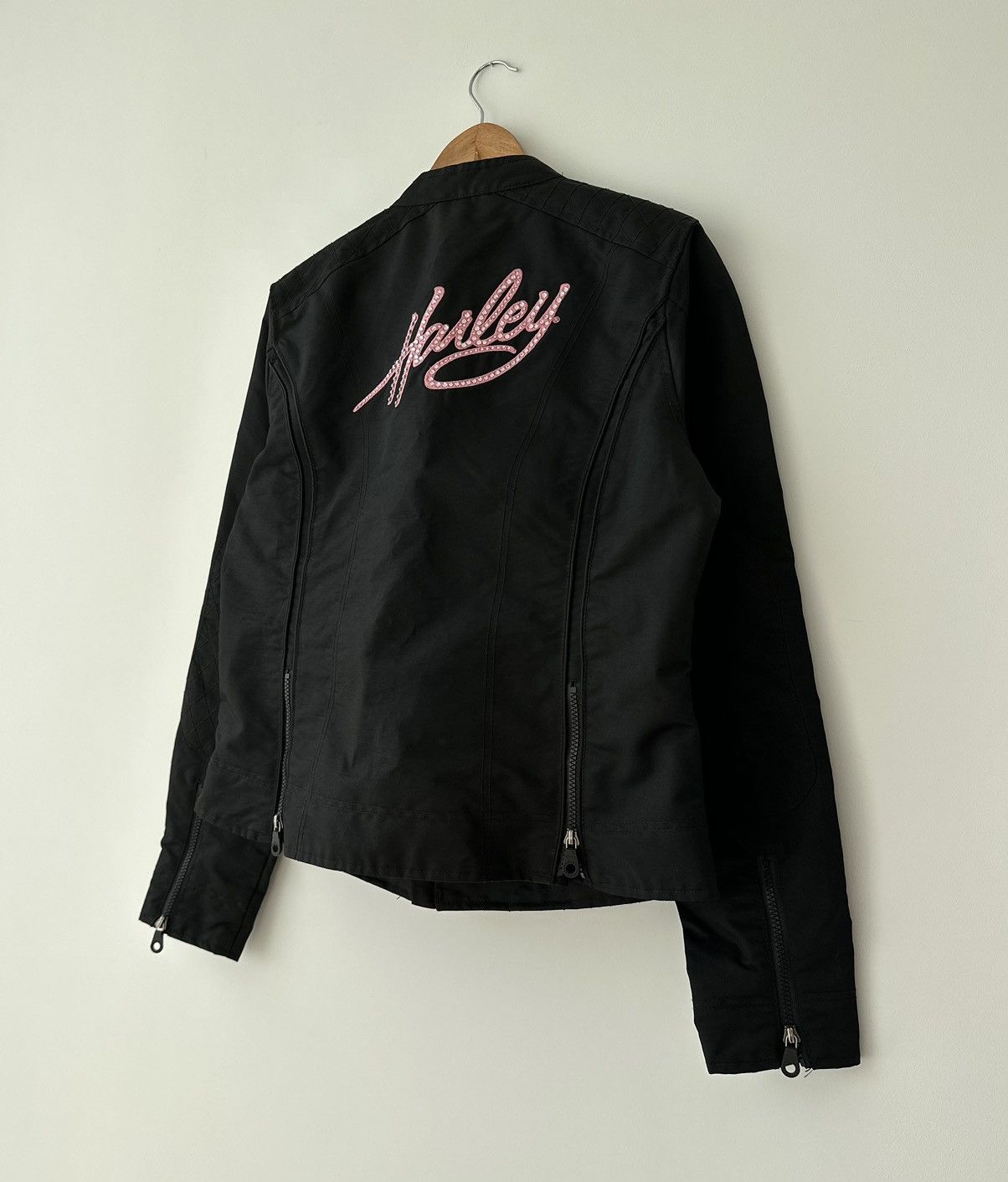 Harley Davidson × Vintage Harley-Davidson Vintage Women's Biker Logo Jacket Coat L Size L / US 10 / IT 46 - 2 Thumbnail