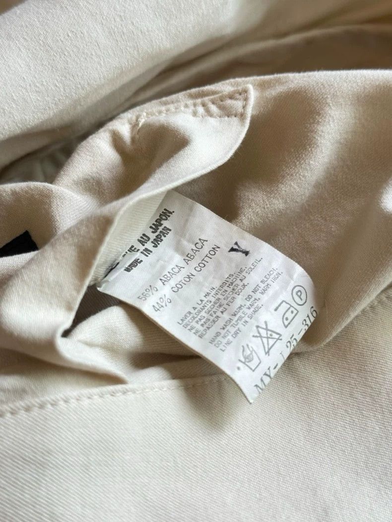 Yohji Yamamoto Yohji Yamamoto Yohji Yamamoto Y's Beige Suit Jacket Size US L / EU 52-54 / 3 - 3 Thumbnail