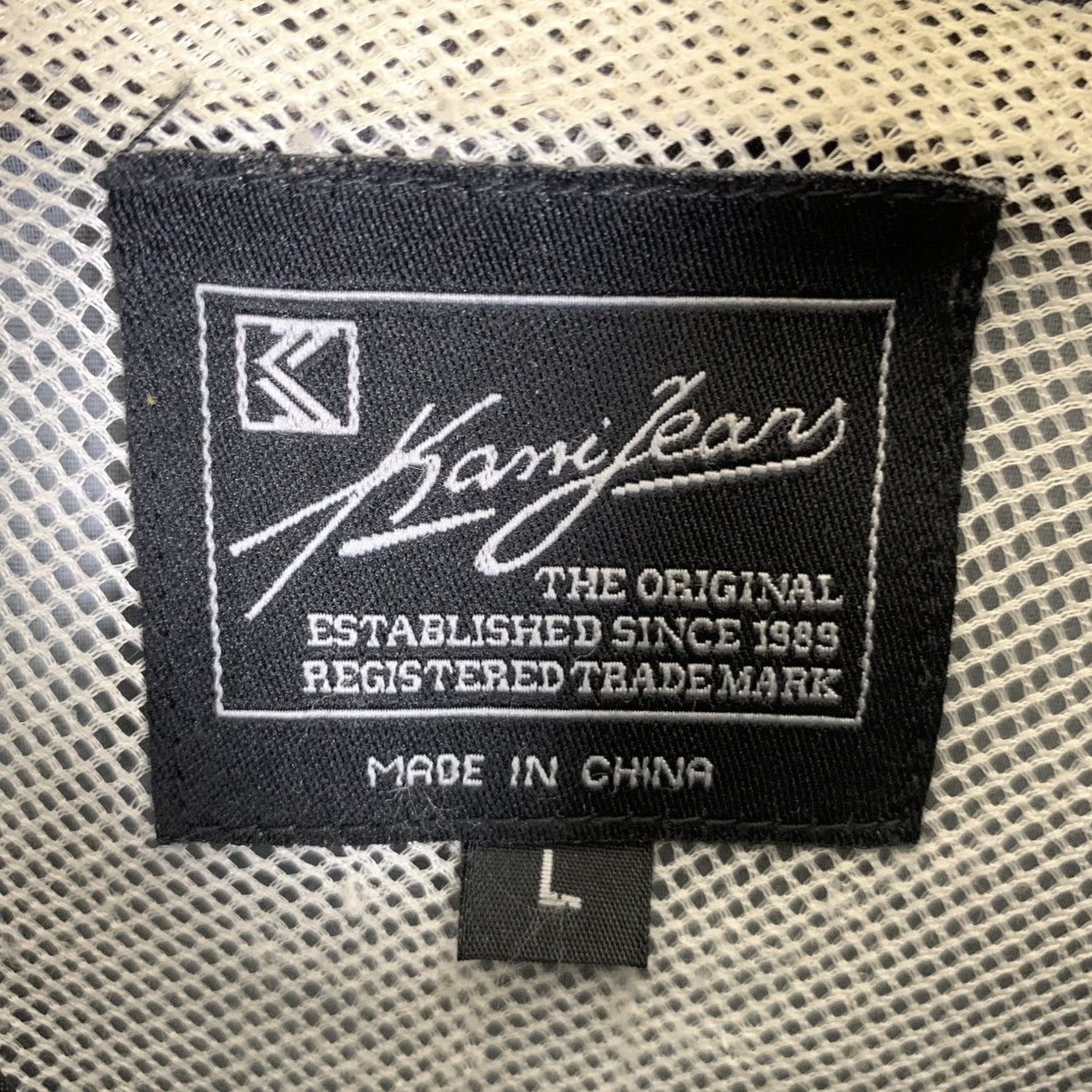 Designer × Karl Kani × Vintage Vintage intage Karl Kani Jeans Light Zip Up Jacket Big Logo Size US L / EU 52-54 / 3 - 11 Thumbnail
