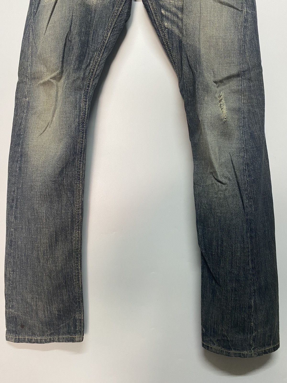 Japanese Brand Japanese Brand TTU Distressed Denim Jeans Size US 34 / EU 50 - 4 Thumbnail