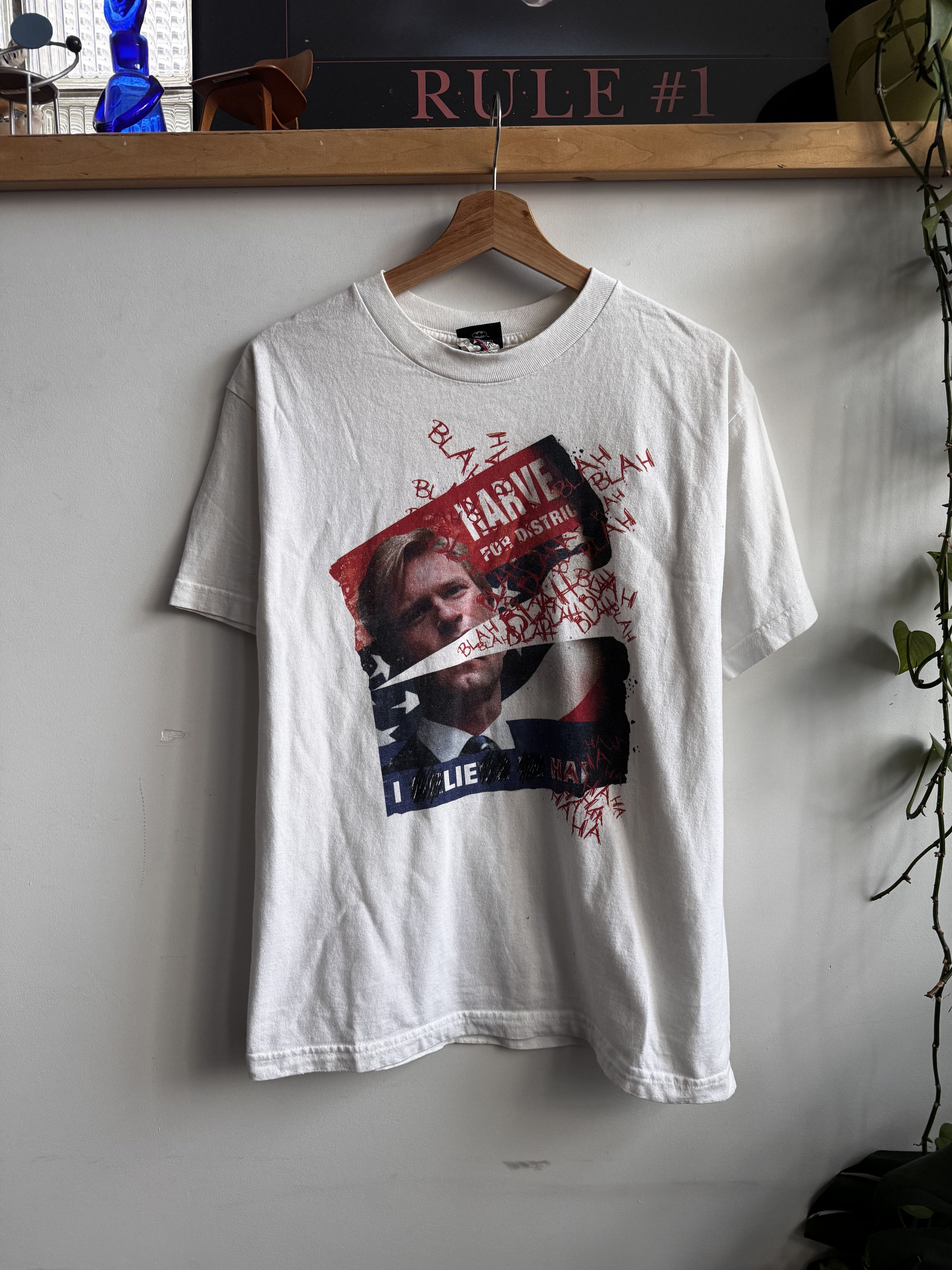 Vintage 2008 The Dark Knight Harvey Dent Promo Tshirt Size M Size US M / EU 48-50 / 2 - 1 Thumbnail