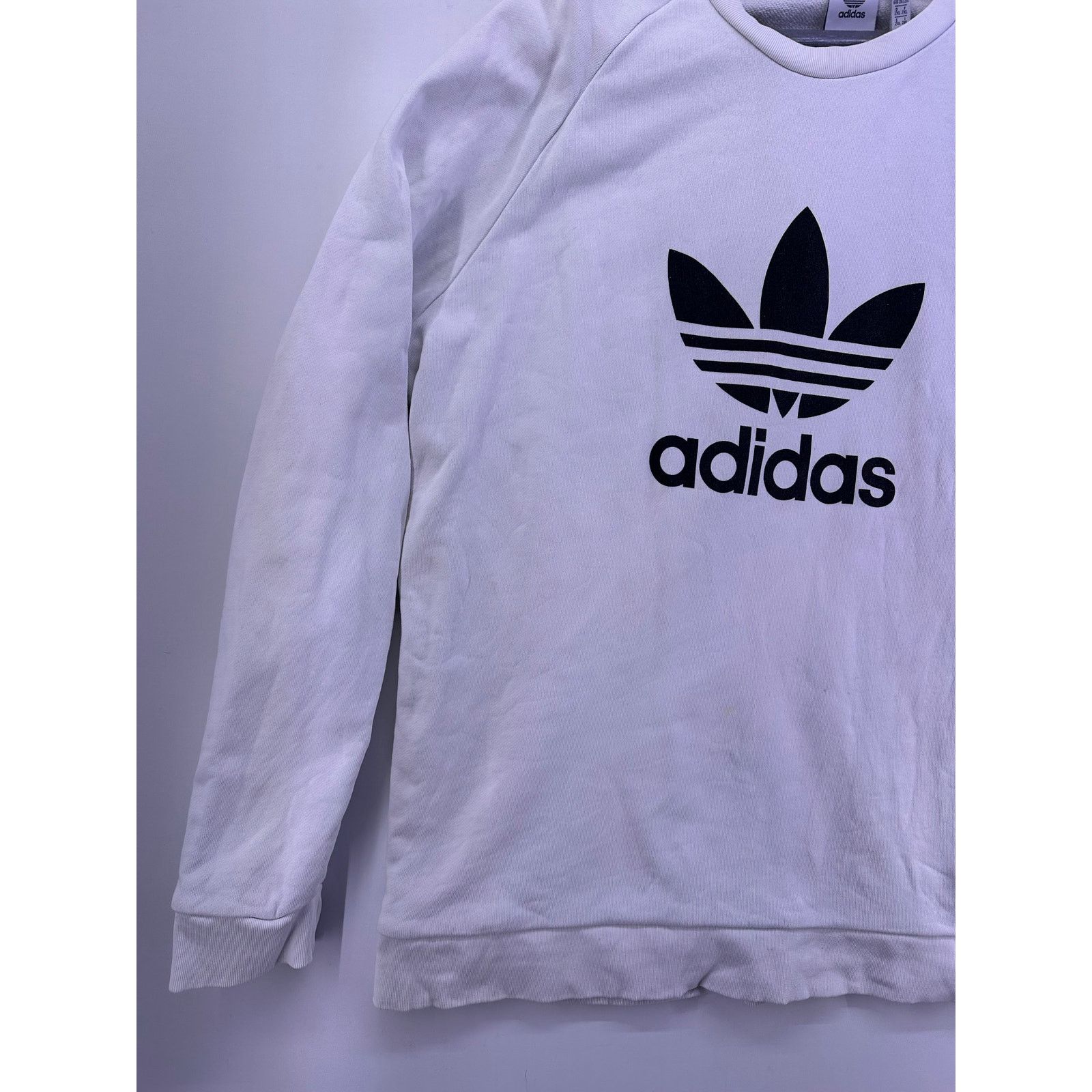 Adidas Adidas Off white Crewneck Sweater Size 2XL Size US XXL / EU 58 / 5 - 4 Thumbnail