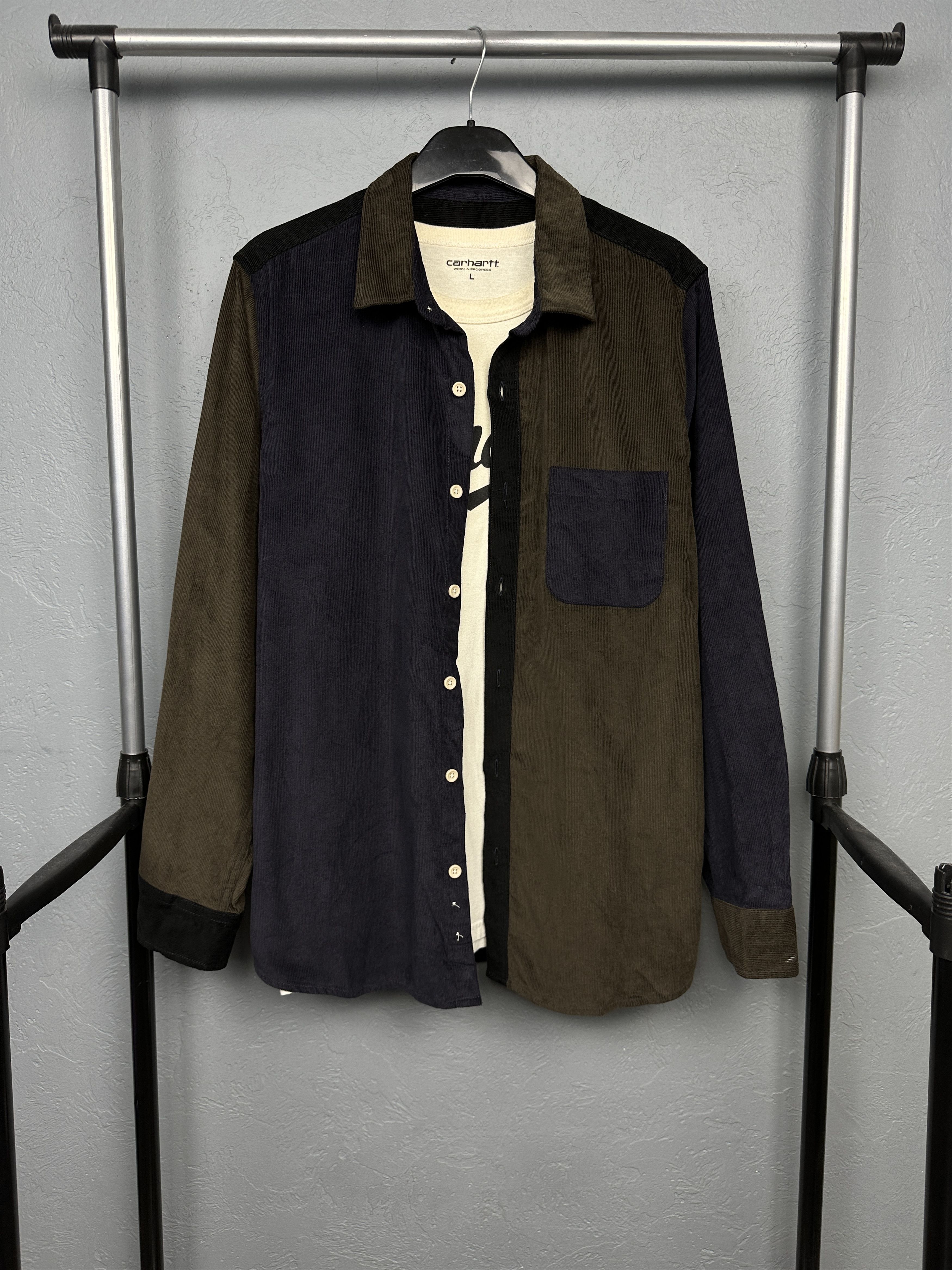 Folk Folk Mens Corduroy Flannel Shirt Size US L / EU 52-54 / 3 - 1 Thumbnail