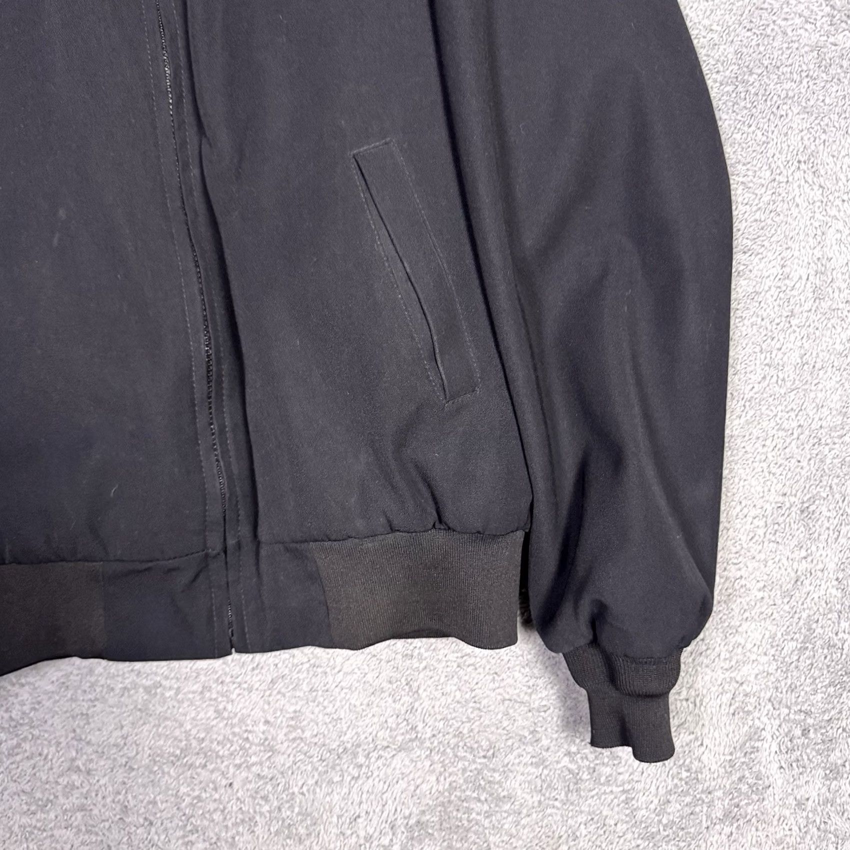 CO Neptune Garment Co Jacket Mens 44 Removeable Thinsulate Insulation Coat Bomber Jacket Black Twill Full Zip Lined Pockets Workwear Mens 44 Regular NGC Size US S / EU 44-46 / 1 - 2 Thumbnail