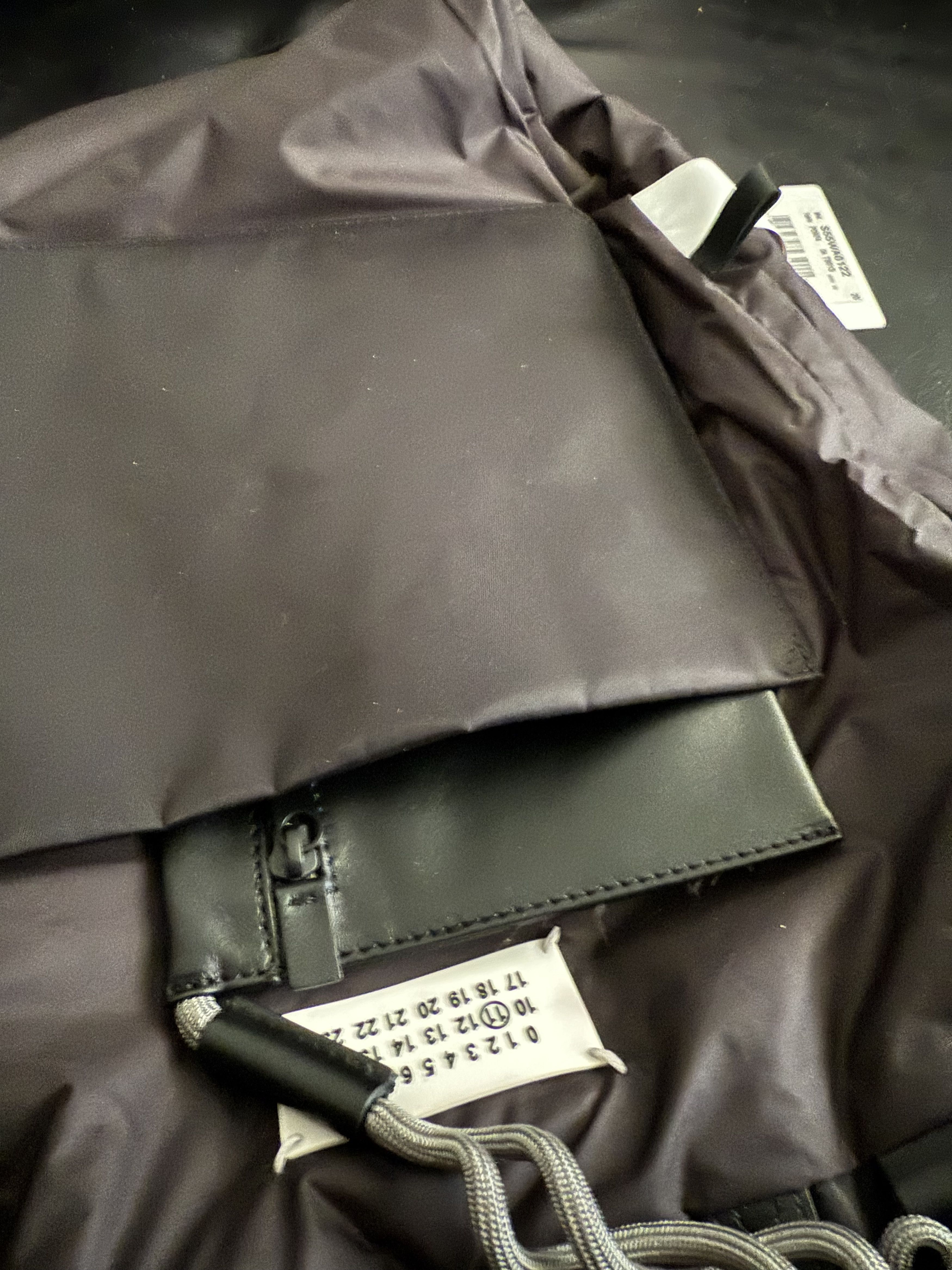 Maison Margiela Embroidered Logo Drawstring Backpack Size ONE SIZE - 16 Thumbnail