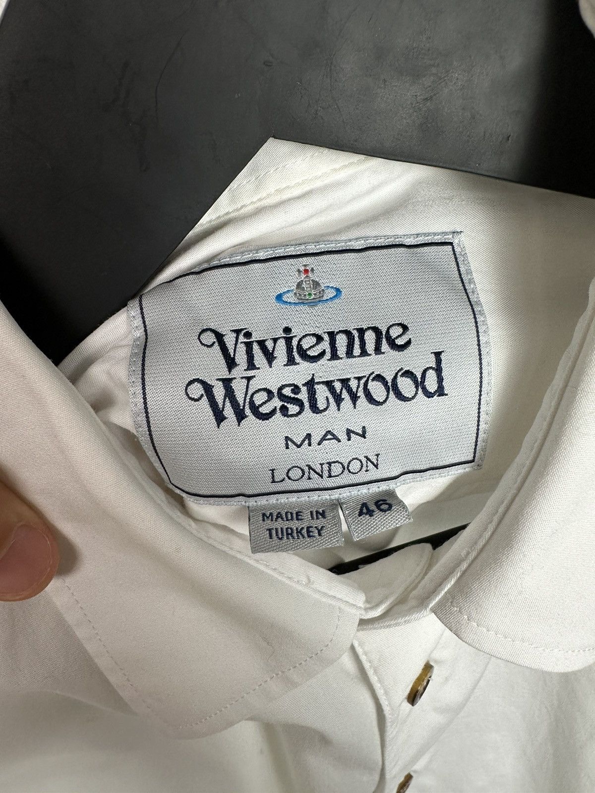 Vivienne Westwood RARE VIVIENNE WESTWOOD WHITE CLASSIC SHIRT Men XL 46 size Size US XL / EU 56 / 4 - 12 Thumbnail
