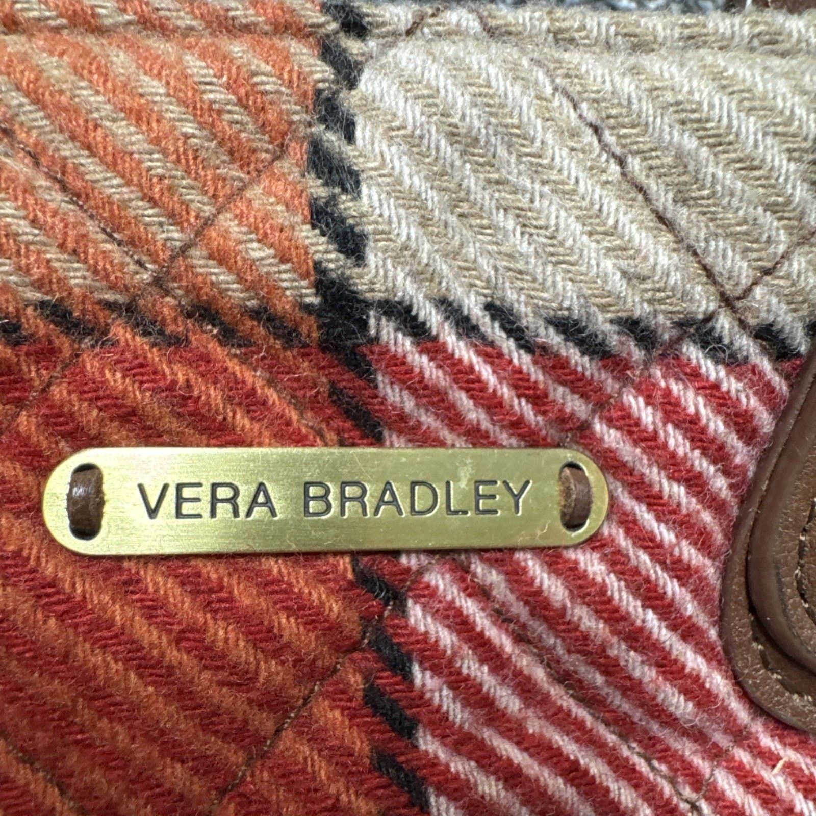 Vera Bradley Vera Bradley Purse Quilted Wool Leather Boho Retro Y2K Size ONE SIZE - 2 Thumbnail