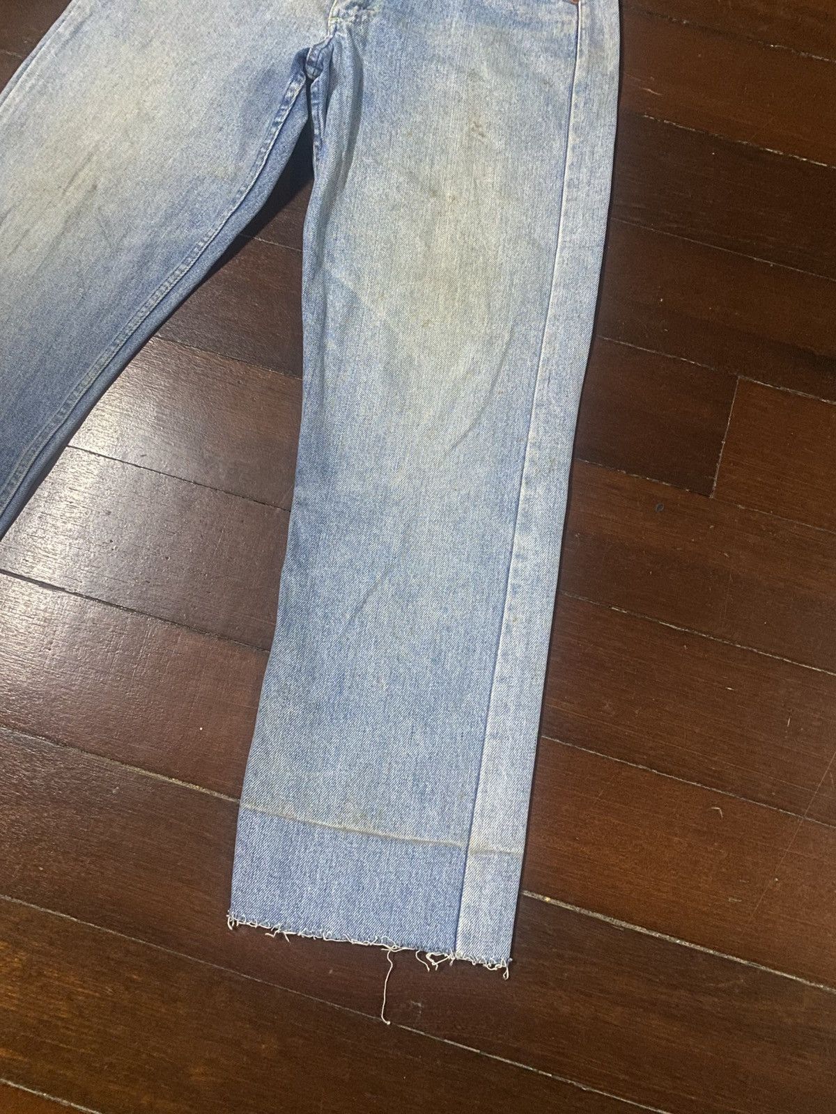 Lee Vintage 70s 80s Lee Riders Distressed mud wash rusty Size US 32 / EU 48 - 3 Thumbnail