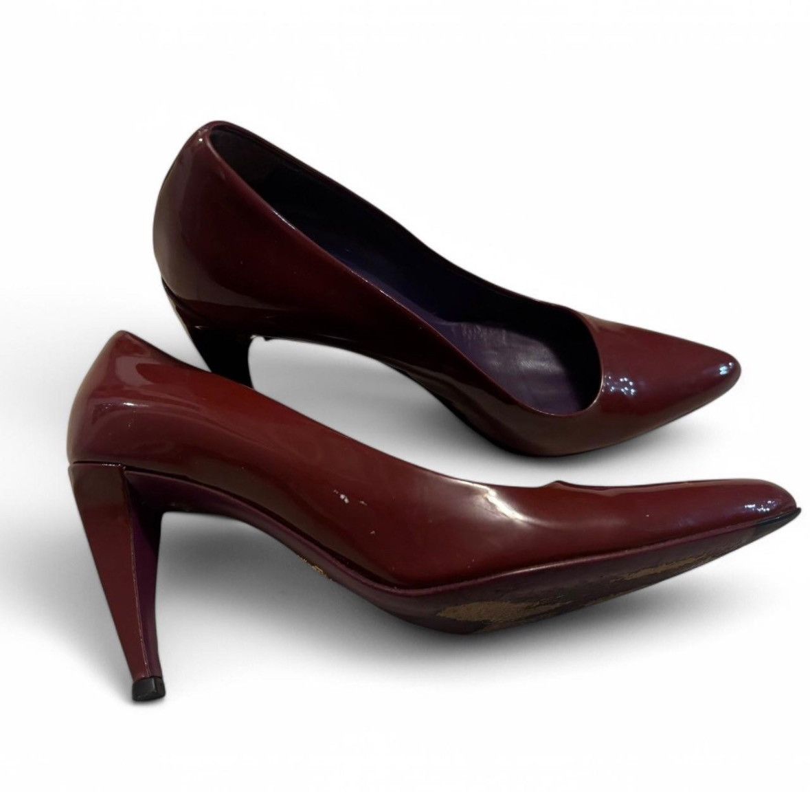Prada × Vintage vintage red prada heels Size US 4.5 / IT 34.5 - 9 Thumbnail
