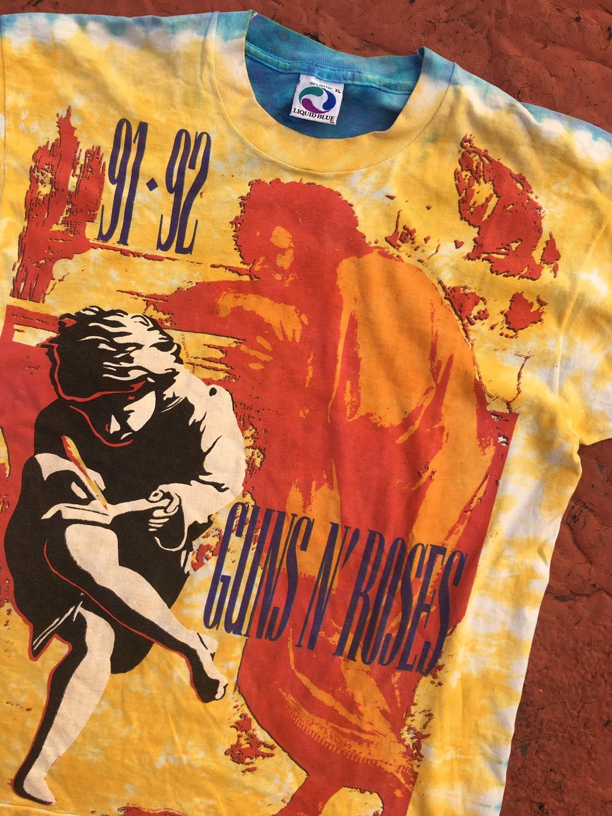 Guns N' Roses × Liquid Blue Guns N Roses 1992 All Over Print | Grailed