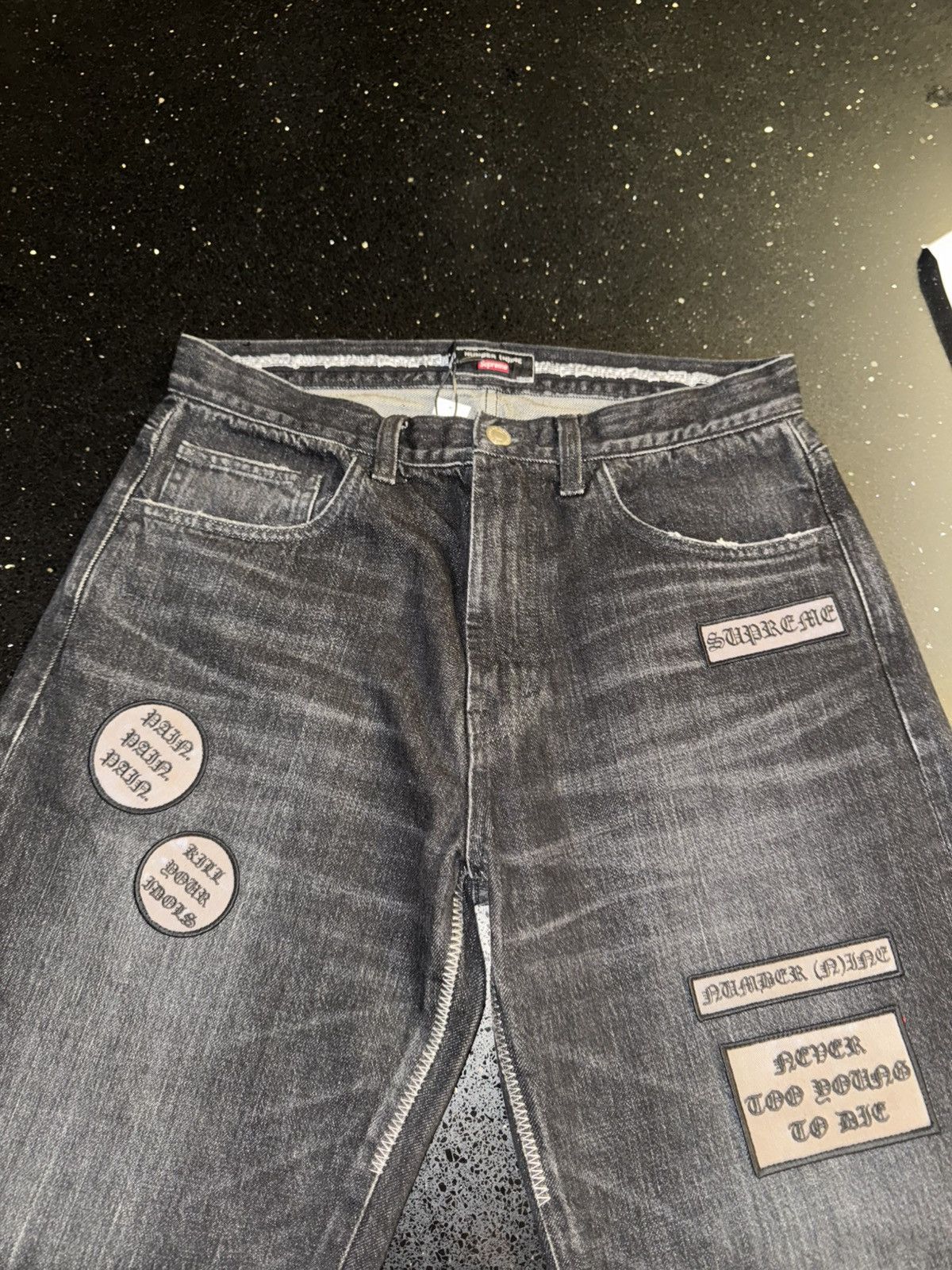 Number (N)ine × Supreme Supreme®/Number (N)ine Patches Loose Fit