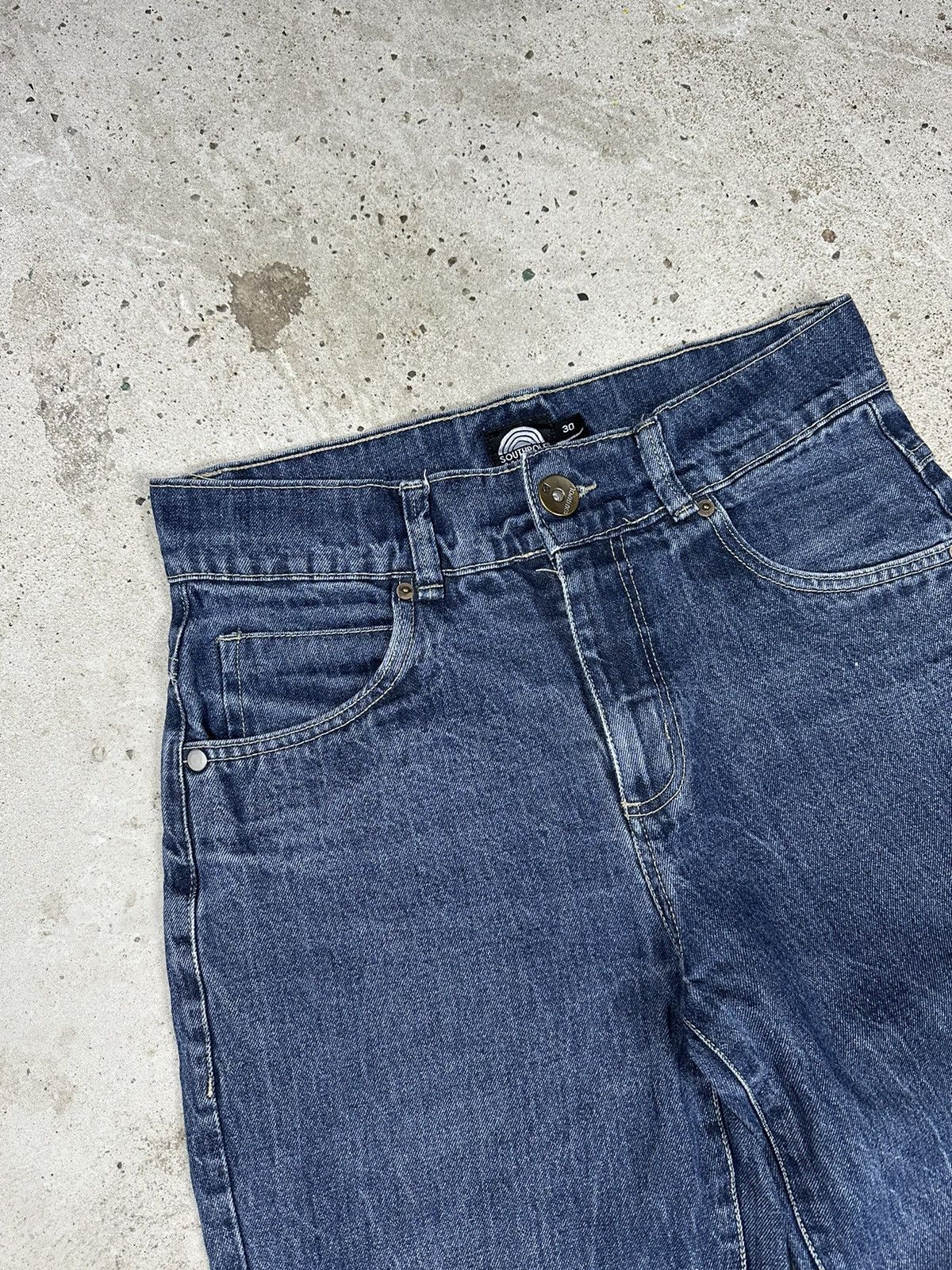 JNCO × Southpole × Vintage Vintage Y2K Southpole Baggy Embroidery Pocket Logo Denim Size US 30 / EU 46 - 6 Thumbnail