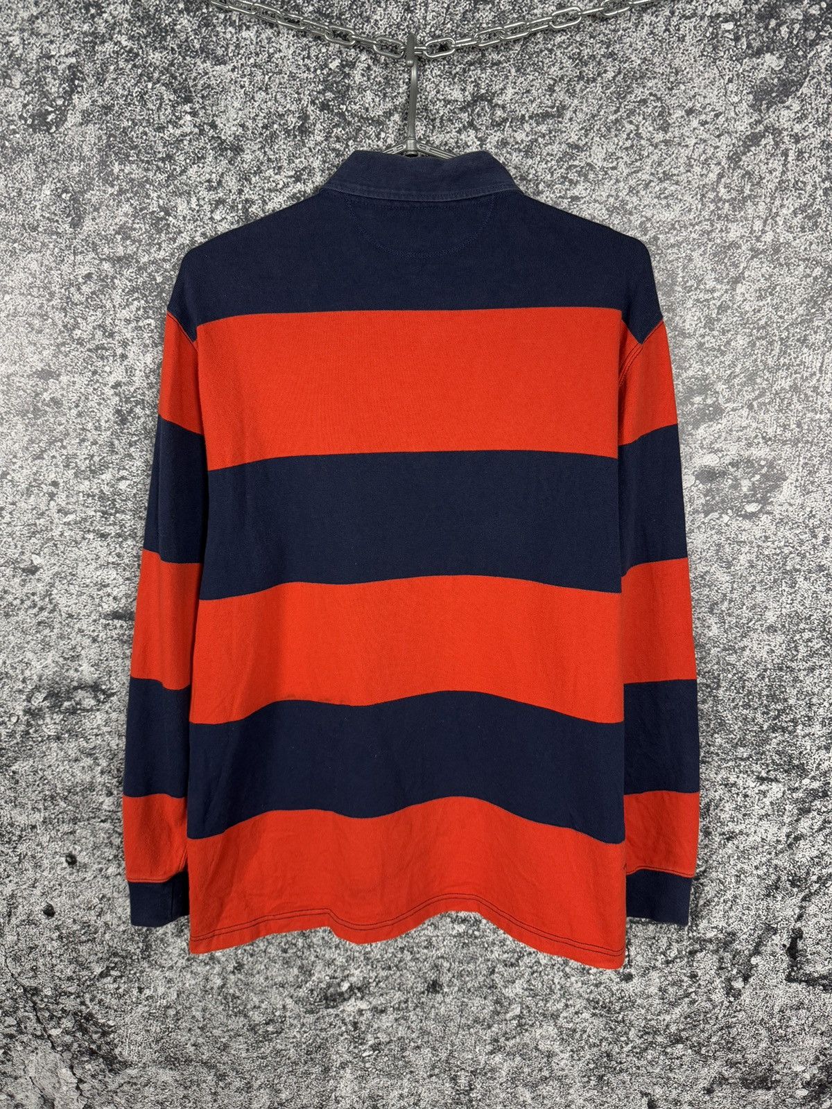 Polo Ralph Lauren Men’s Ralph Lauren Vintage Rugby Shirt Striped Luxury Size M Size US M / EU 48-50 / 2 - 12 Thumbnail