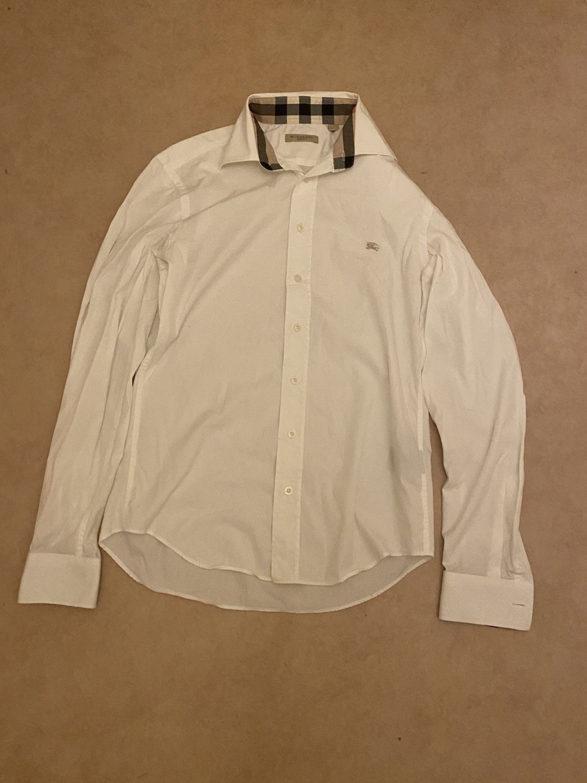 Burberry White Burberry button up Size US S / EU 44-46 / 1 - 1 Thumbnail