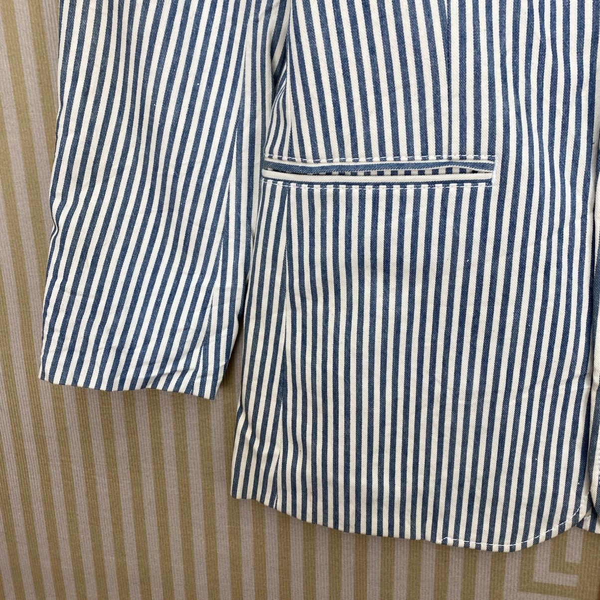 45rpm 🫶Japanese Brand Beauty & Youth Stripe Hikory Style Jacket Size US S / EU 44-46 / 1 - 4 Thumbnail