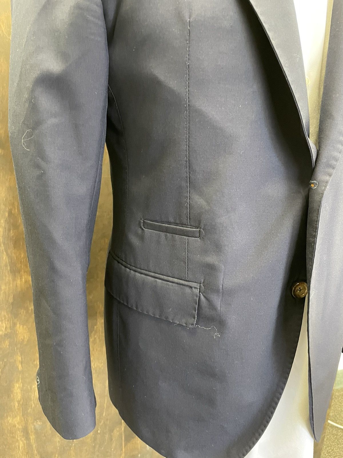 Eleventy Eleventy Milano Tick Pock Thread Jacket Size 42R - 2 Thumbnail