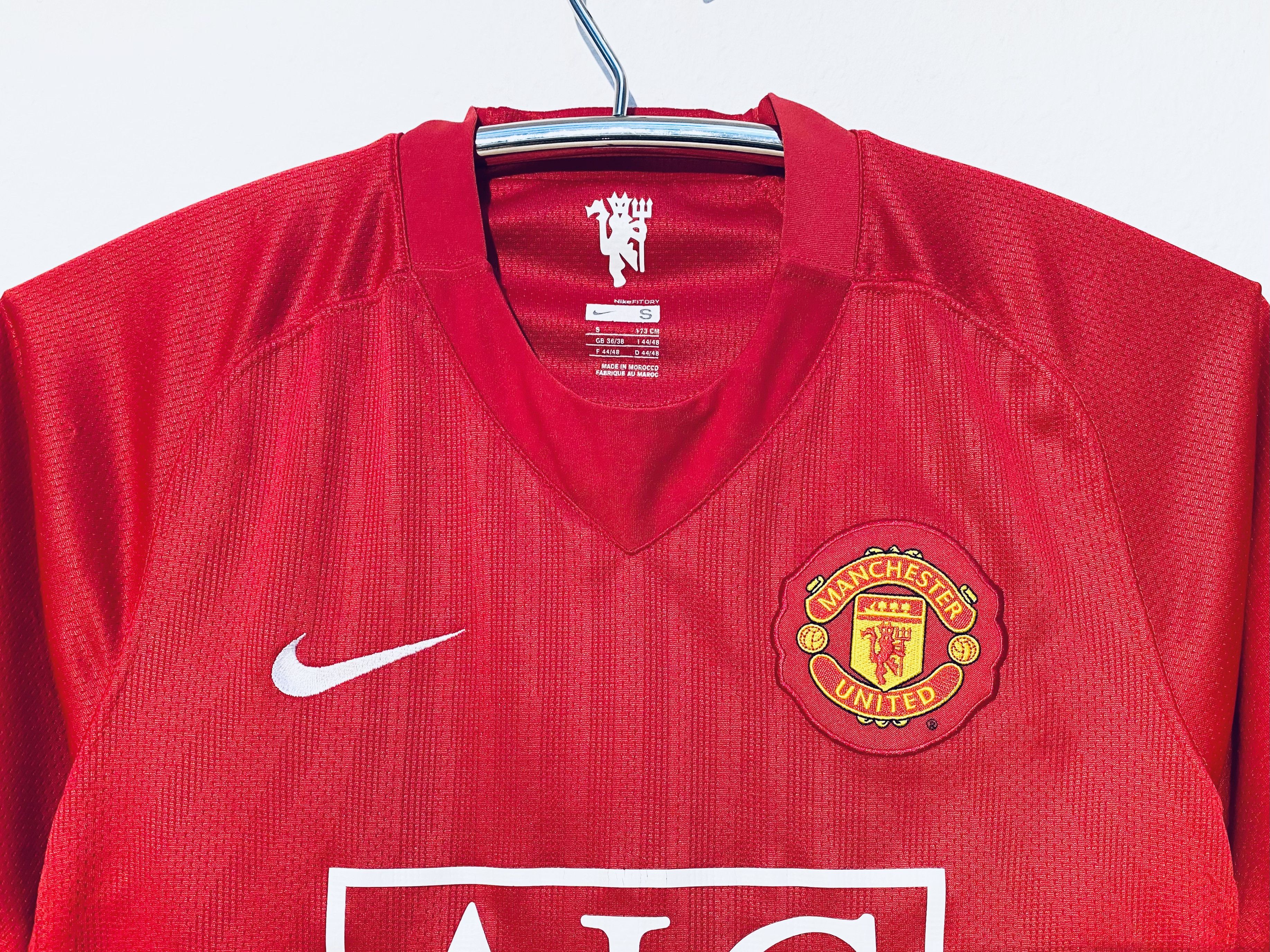 Nike Manchester United *Ronaldo* League Home Jersey 2007 / 2009 Size US S / EU 44-46 / 1 - 5 Thumbnail