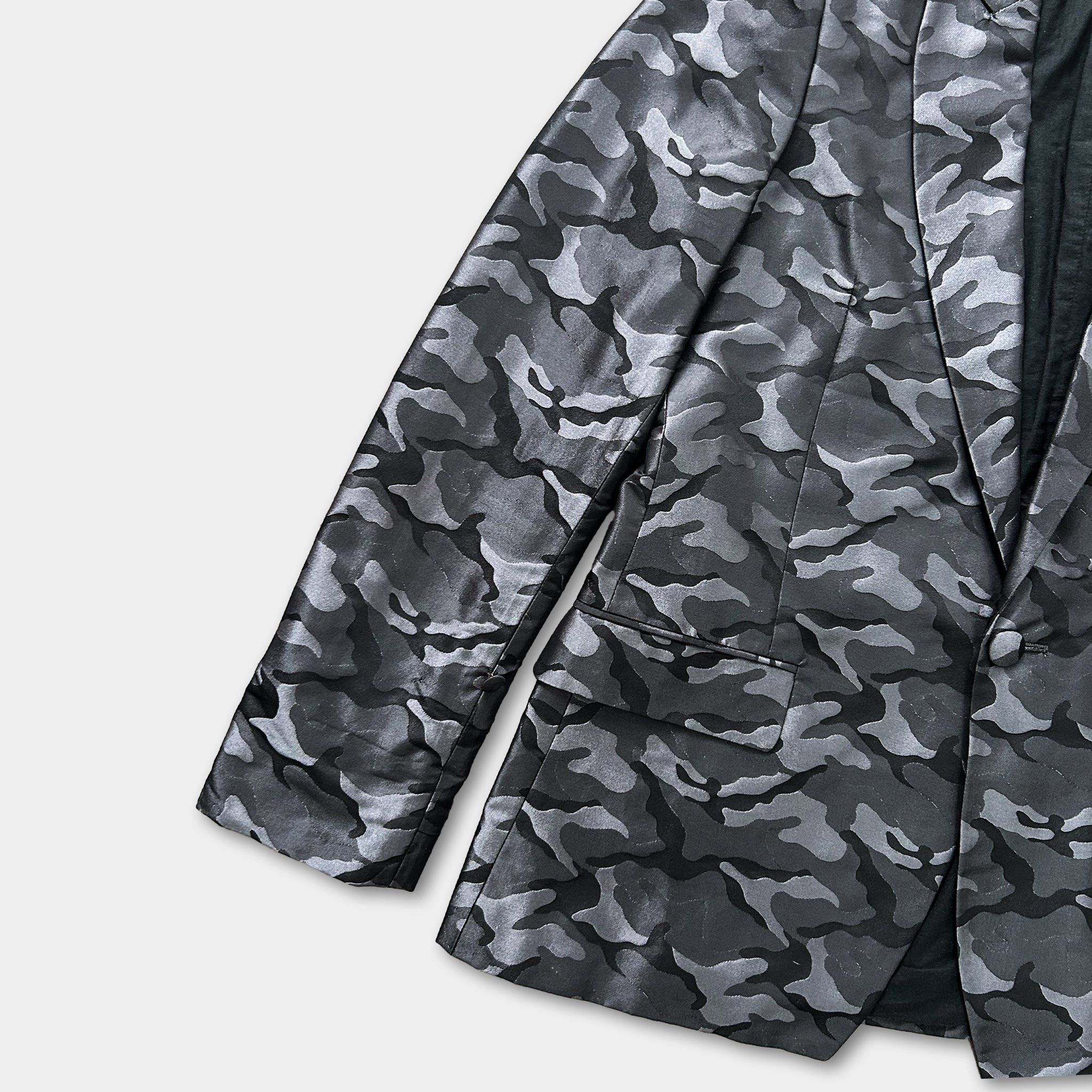 A.F. Vandevorst A.F. Vandervorst Grey Camo Blazer Size 38L - 2 Thumbnail