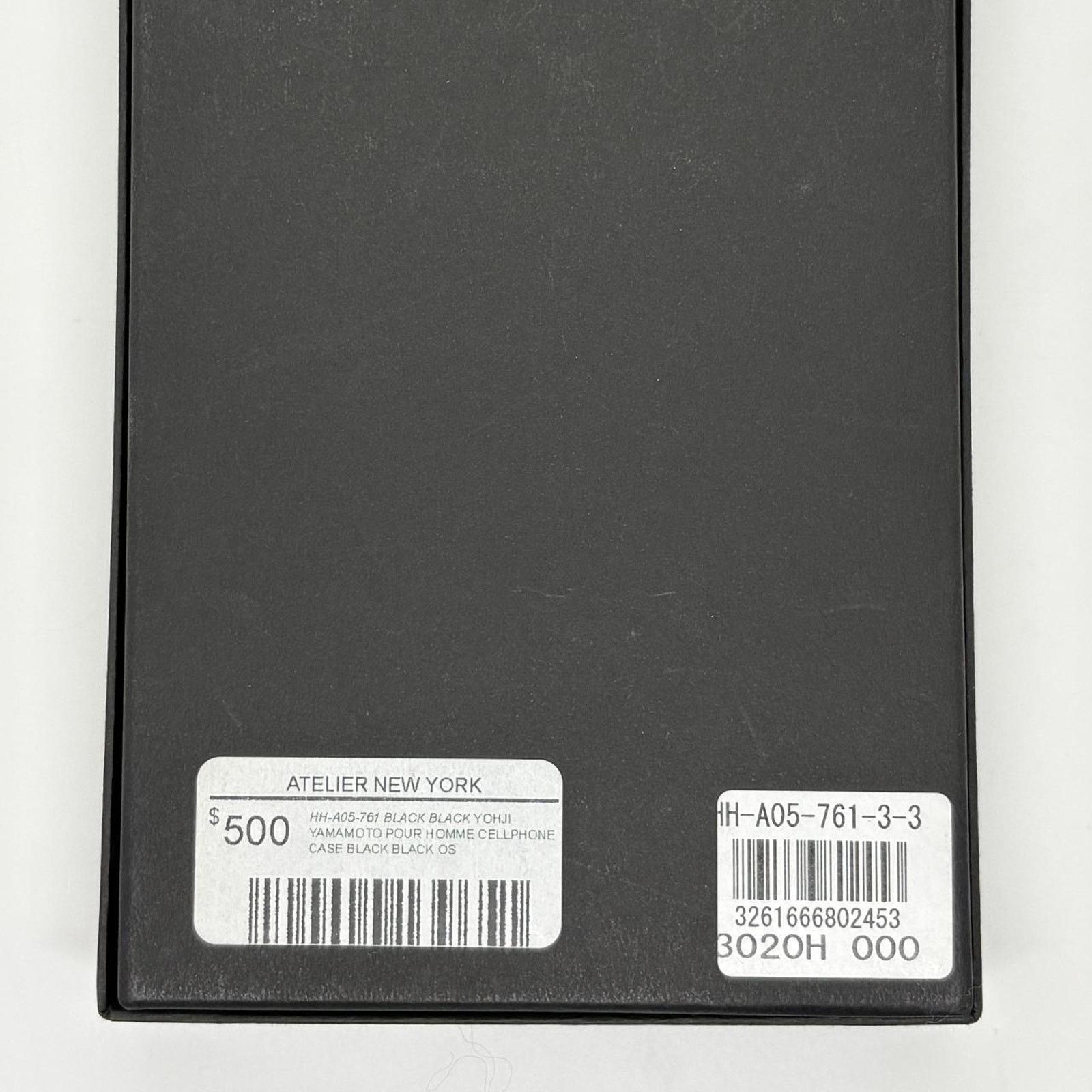 Yohji Yamamoto Leather Cellphone Case Black Size ONE SIZE - 9 Thumbnail