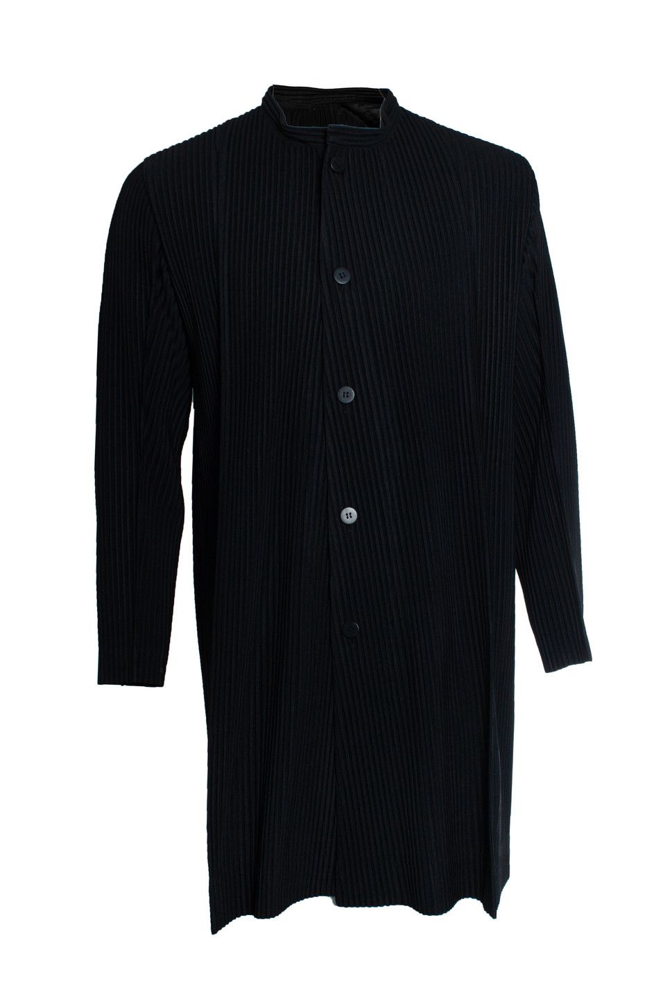 Issey Miyake Issey Miyake, Pleated jacket in black Size US L / EU 52-54 / 3 - 1 Thumbnail