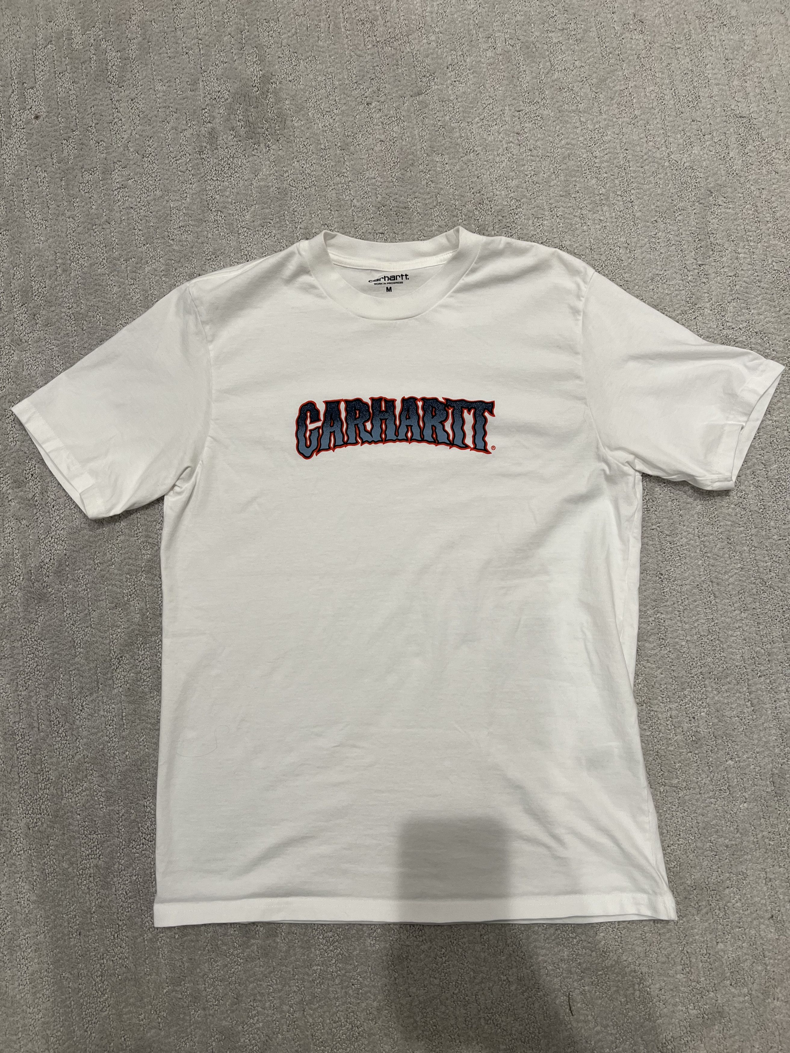 Carhartt Wip Carhartt WIP White T-Shirt Size US M / EU 48-50 / 2 - 1 Thumbnail