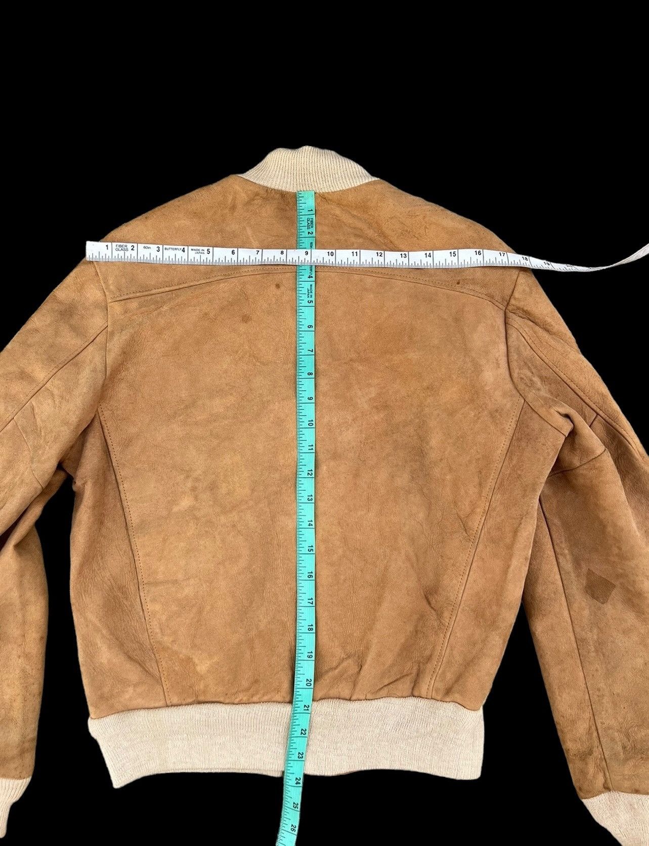 Leather 50s 60s Sierra Silton Dirty Patina Suede Leather Jacket Size US S / EU 44-46 / 1 - 5 Thumbnail