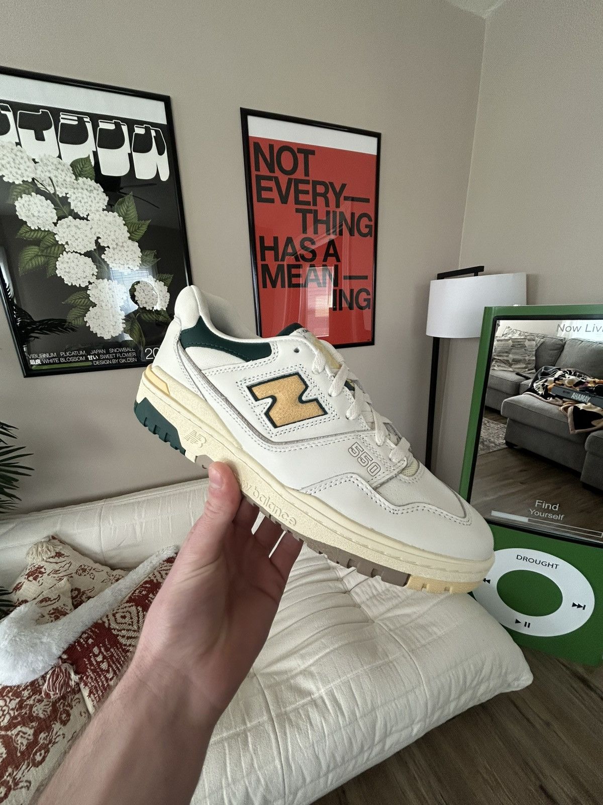 Aime Leon Dore × New Balance Aime Leon Dore Natural Green New Balance 550 Size US 10 / EU 43 - 1 Thumbnail