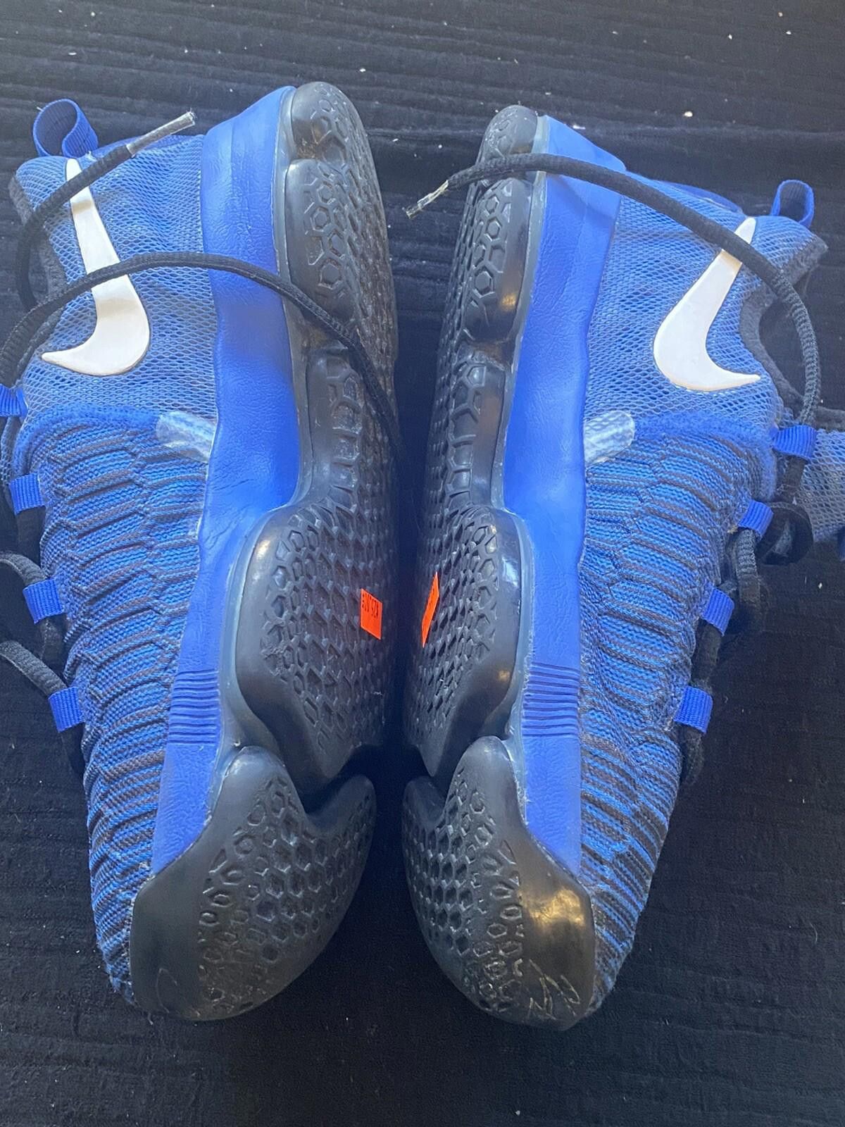 Nike Nike KD 9 Youth Size 7yGame Royal Blue Shoes 855908-410 Size US 6.5 / EU 39-40 - 4 Thumbnail